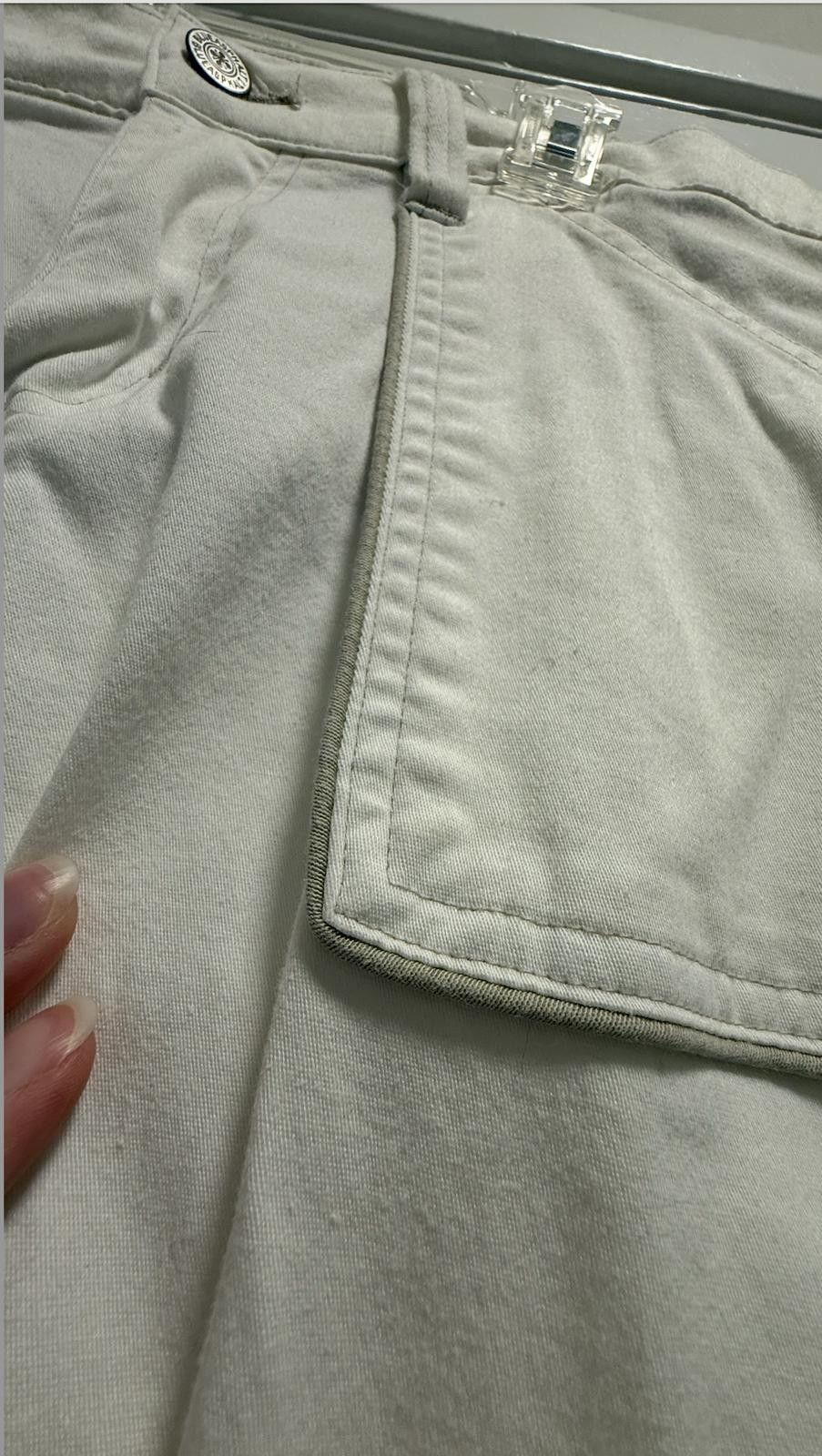 Other Blue Asphalt White Cargo Jeans Women’s Pants Size 9 Size 30" / US 8 / IT 44 - 3 Thumbnail