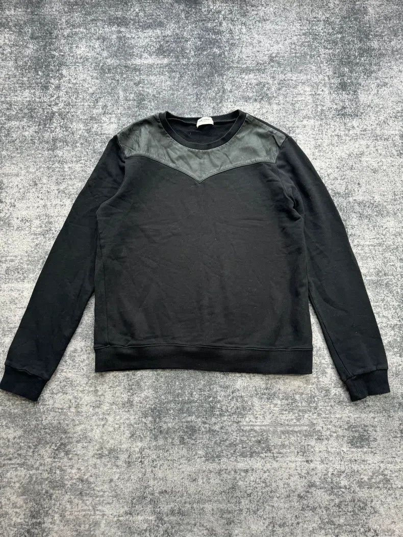 Saint Laurent Paris Saint Laurent Paris Patch Leather Sweatshirt Size US XL / EU 56 / 4 - 1 Thumbnail