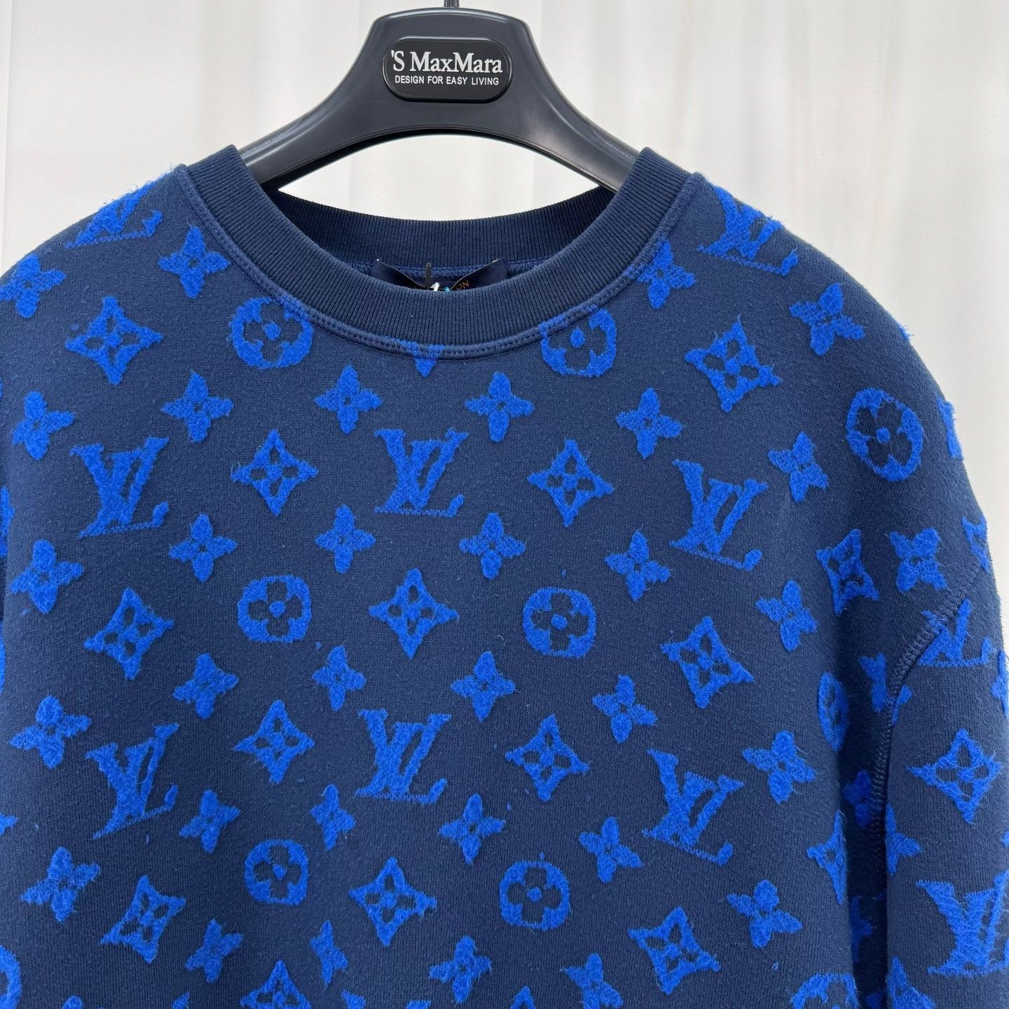 Louis Vuitton Louis Vuitton Flocked Monogram All-Over Sweatshirt Size US S / EU 44-46 / 1 - 3 Thumbnail