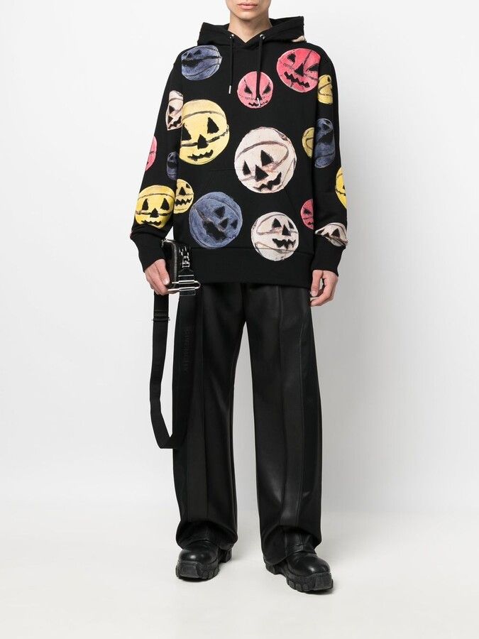 Givenchy x Josh Smith Black Jack-O-Lantern Basketball Hoodie Size US S / EU 44-46 / 1 - 3 Thumbnail