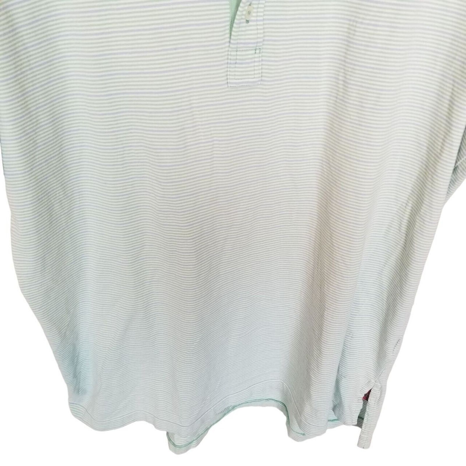 Polo Ralph Lauren Polo Golf Ralph Lauren Mens Striped Polo Shirt Sz L Stretch Size US L / EU 52-54 / 3 - 3 Thumbnail