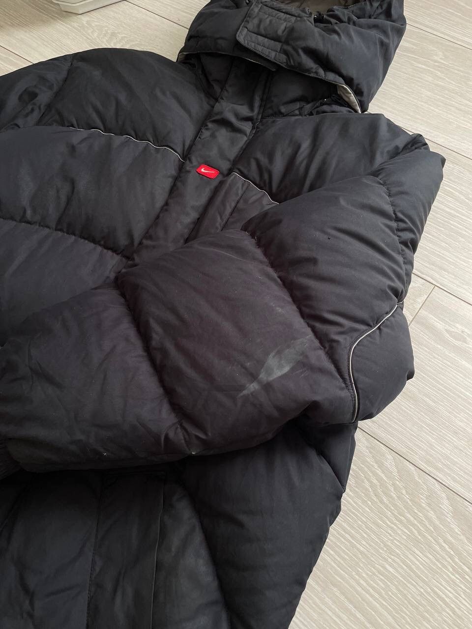 Nike × Vintage Vintage Nike Center Logo Swoosh Puffer Down Jacket Size US M / EU 48-50 / 2 - 6 Thumbnail