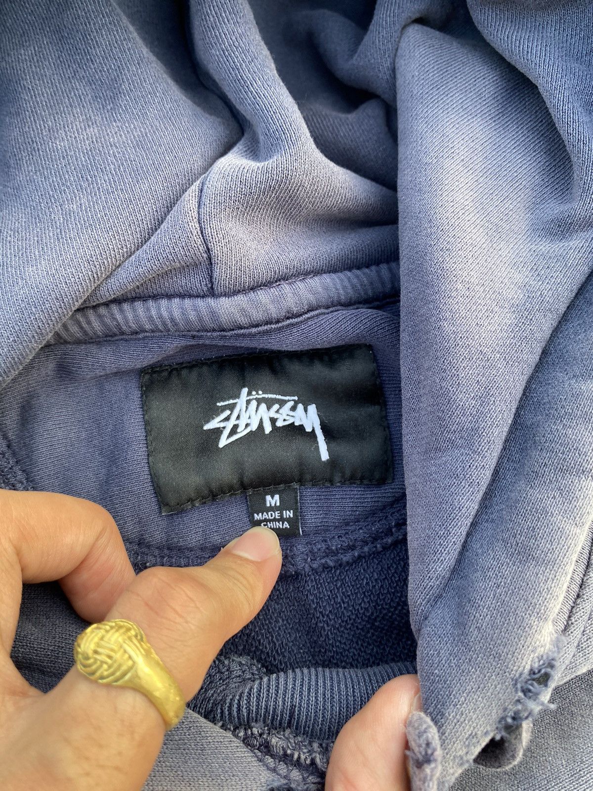 Stussy Vintage Faded Stussy Hoodie Size US S / EU 44-46 / 1 - 8 Thumbnail