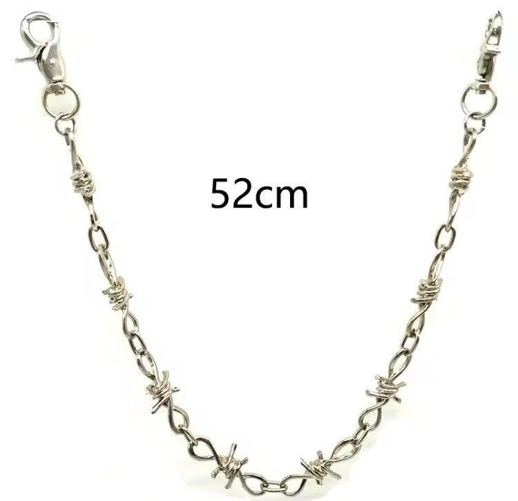 Jewelry Barb Wire Wallet Chain Size ONE SIZE - 3 Thumbnail