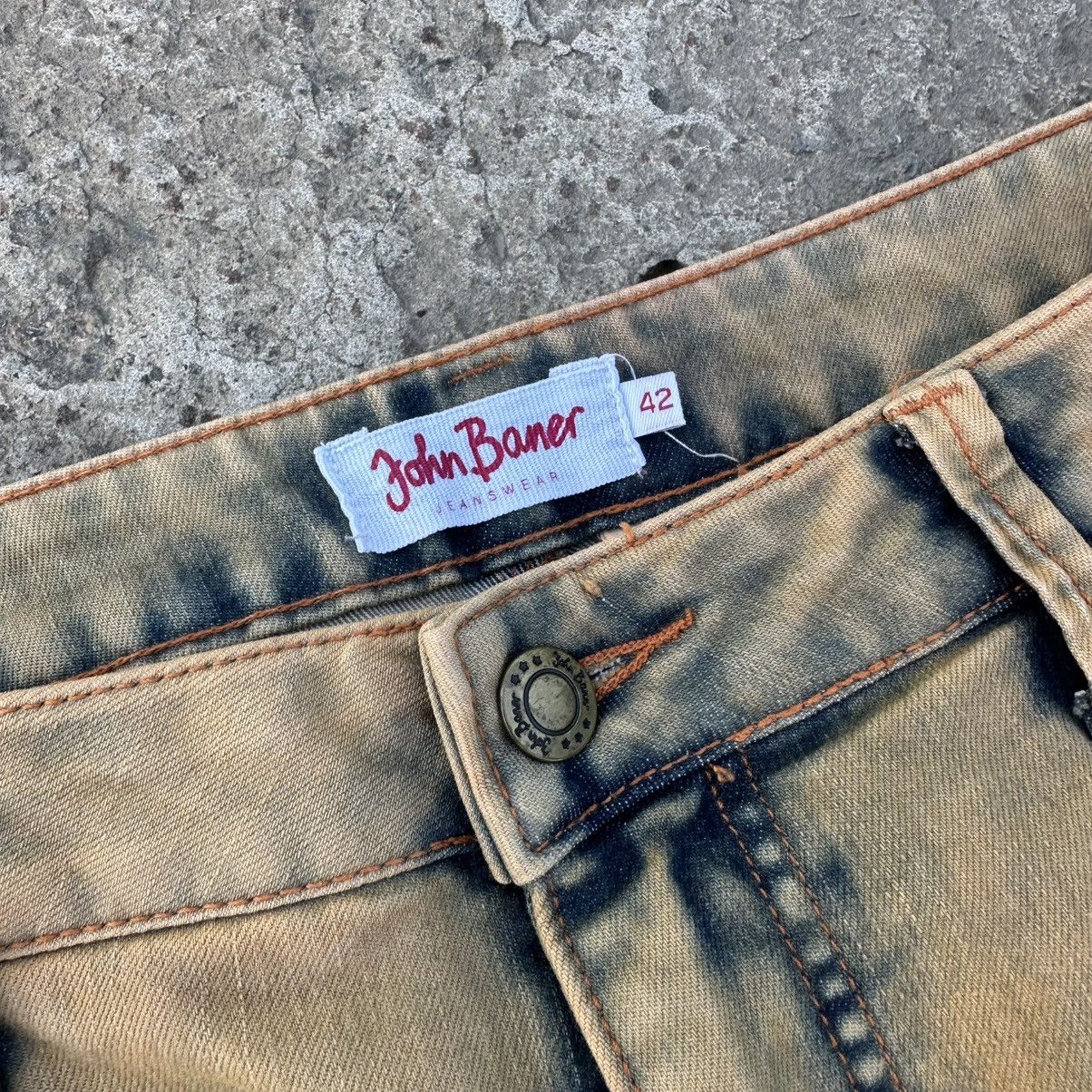 CCP (Crazy Character Print) Vintage Japanese Style Flare Jeans John Baner Size 42 Grunge Size 32" / US 10 / IT 46 - 8 Thumbnail