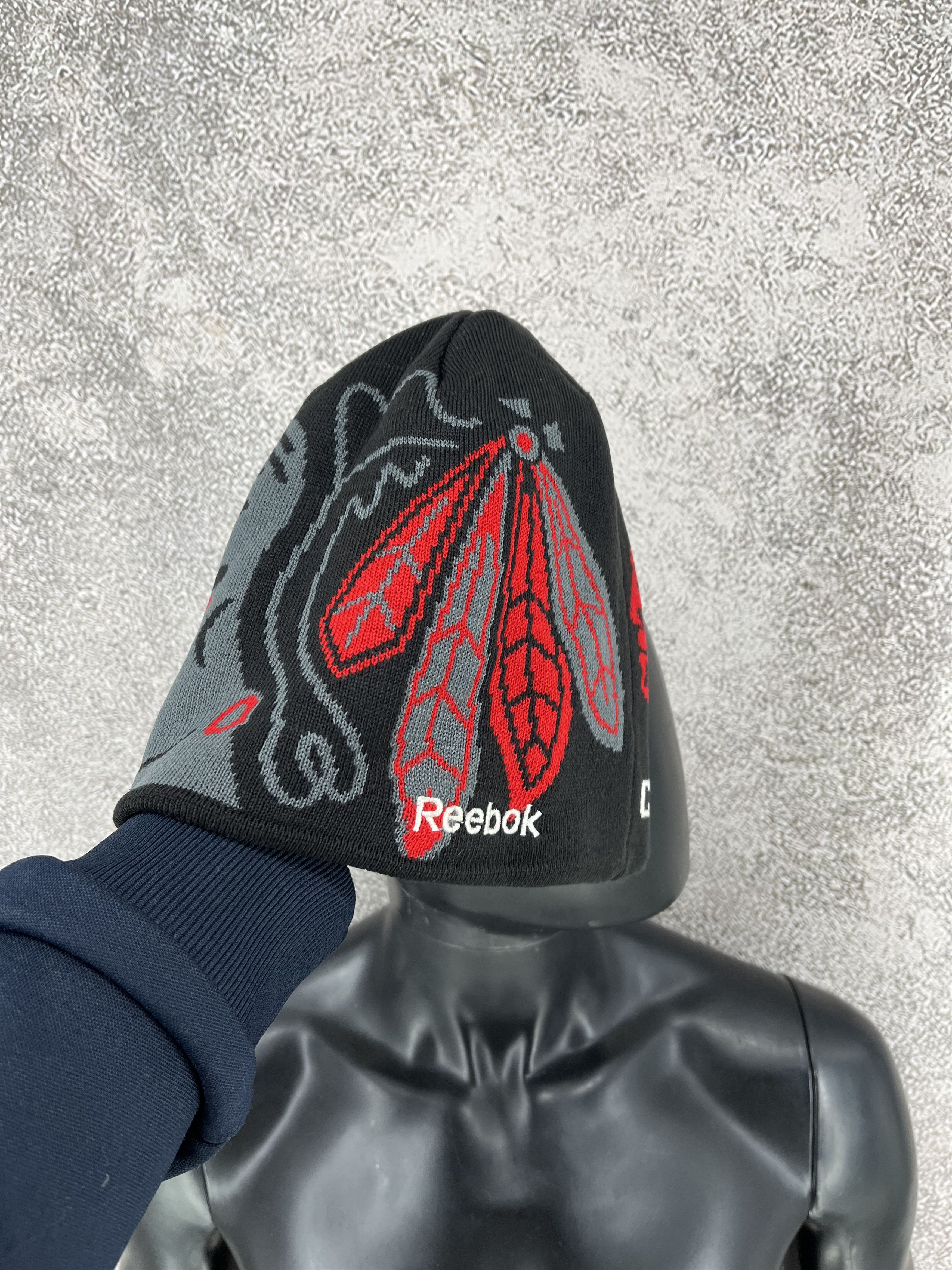 Reebok Reebok Men's Chicago Blackhawks Fanatics Red/Black Size ONE SIZE - 3 Thumbnail