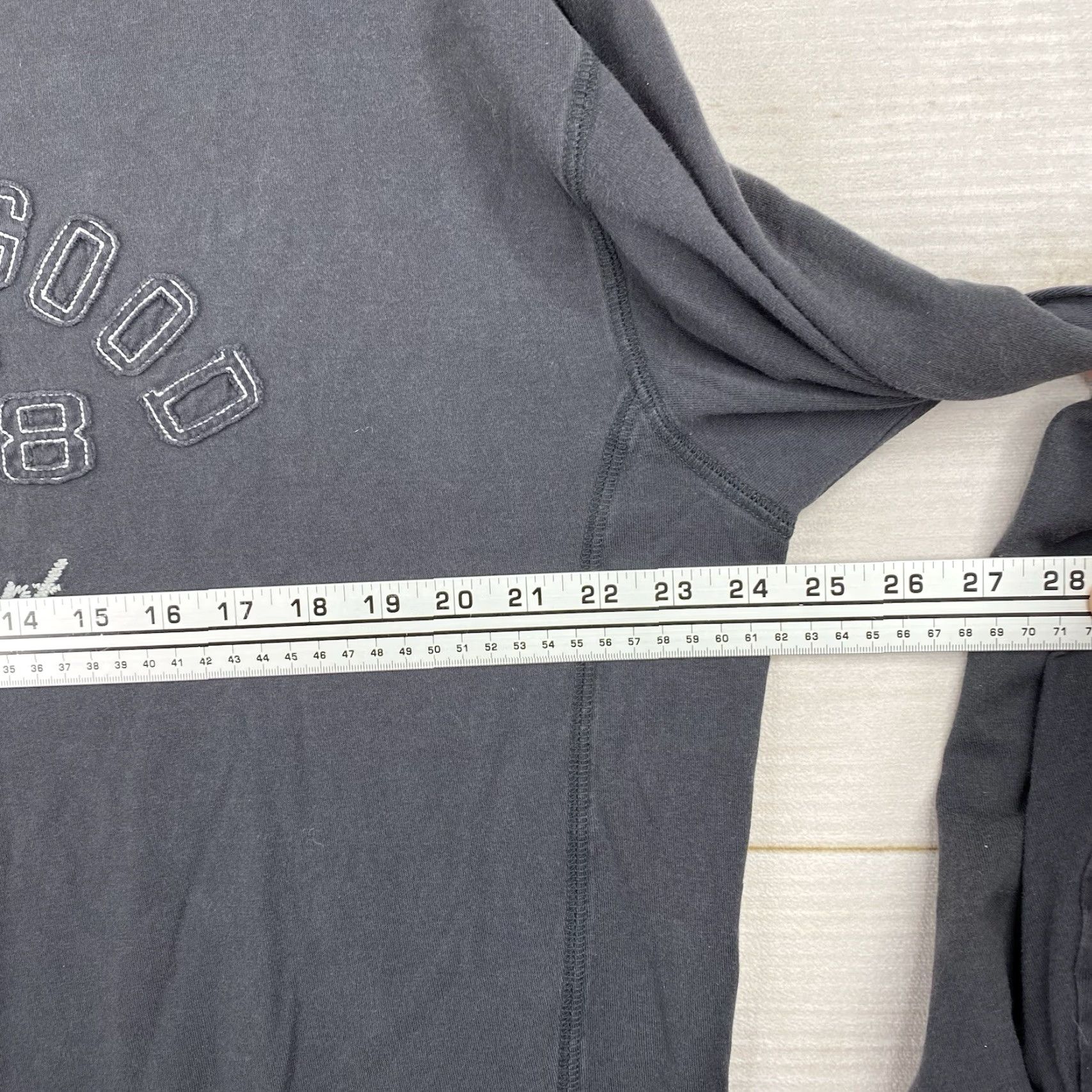 Life is Good Life is Good Move T Shirt Mens XL Gray Long Sleeve 90s Outdoor Sports Running Comfort Logo Knit Cotton Polyester Crew Neck Size US XL / EU 56 / 4 - 6 Thumbnail