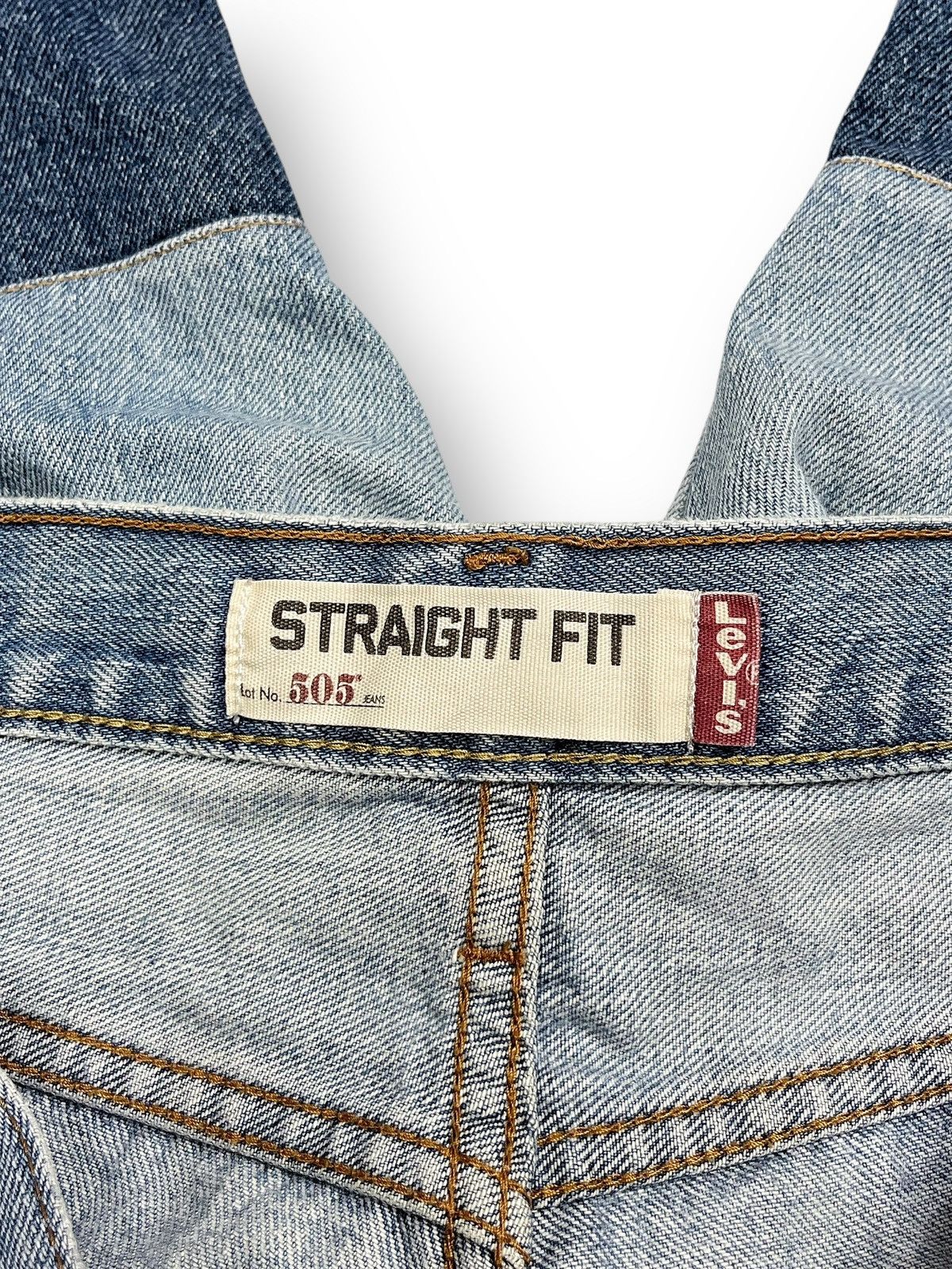 Levi's 2010 Levi's 505 Two Tone Patchwork Denim Pants Size US 32 / EU 48 - 13 Thumbnail