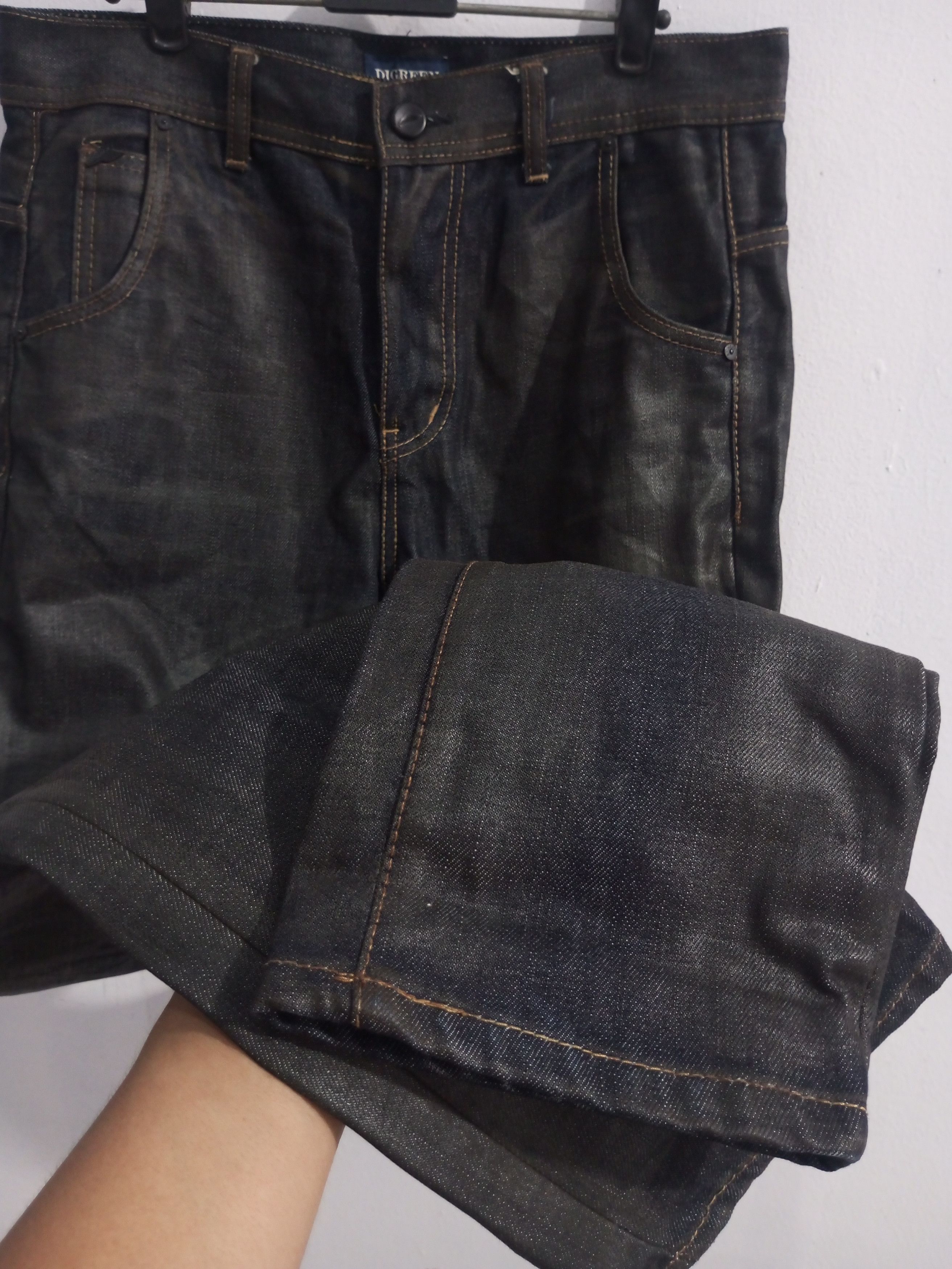 20471120 Vintage DIGREEN Washed denim jeans Size US 31 - 8 Thumbnail