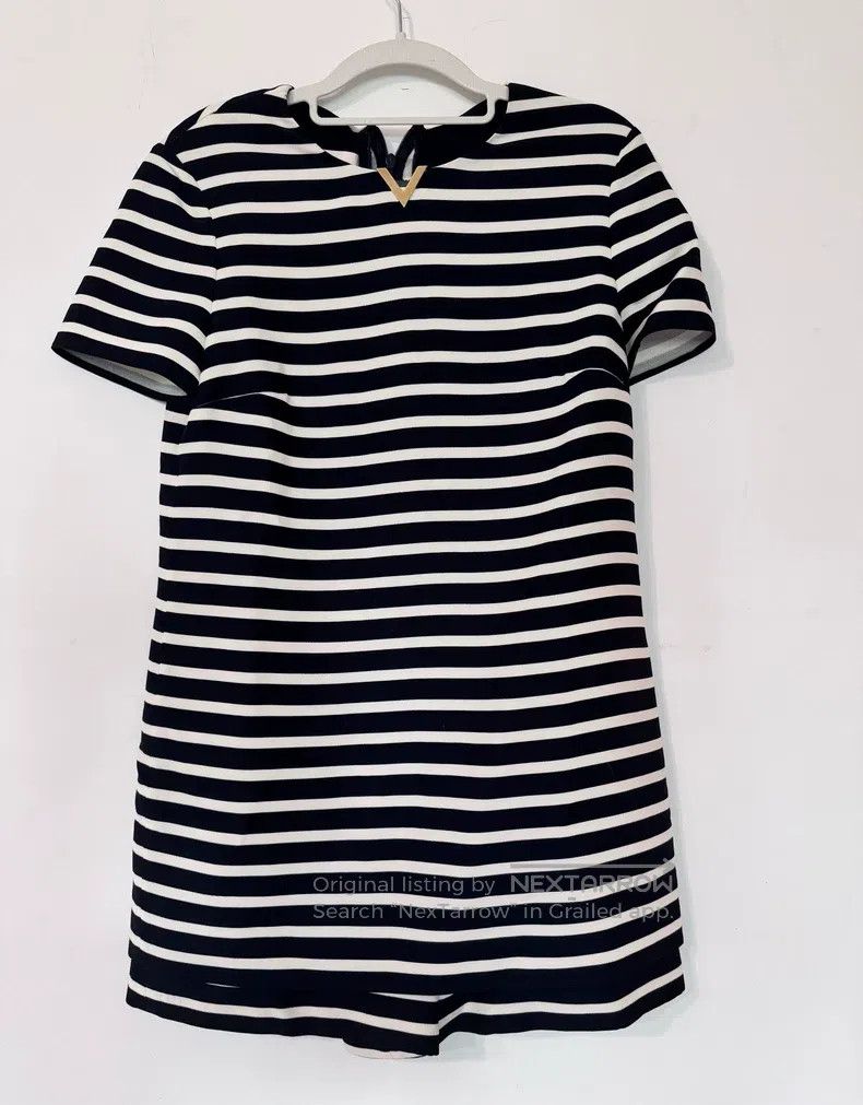 Valentino Valentino New striped panty dress for early fall Size S / US 4 / IT 40 - 1 Thumbnail
