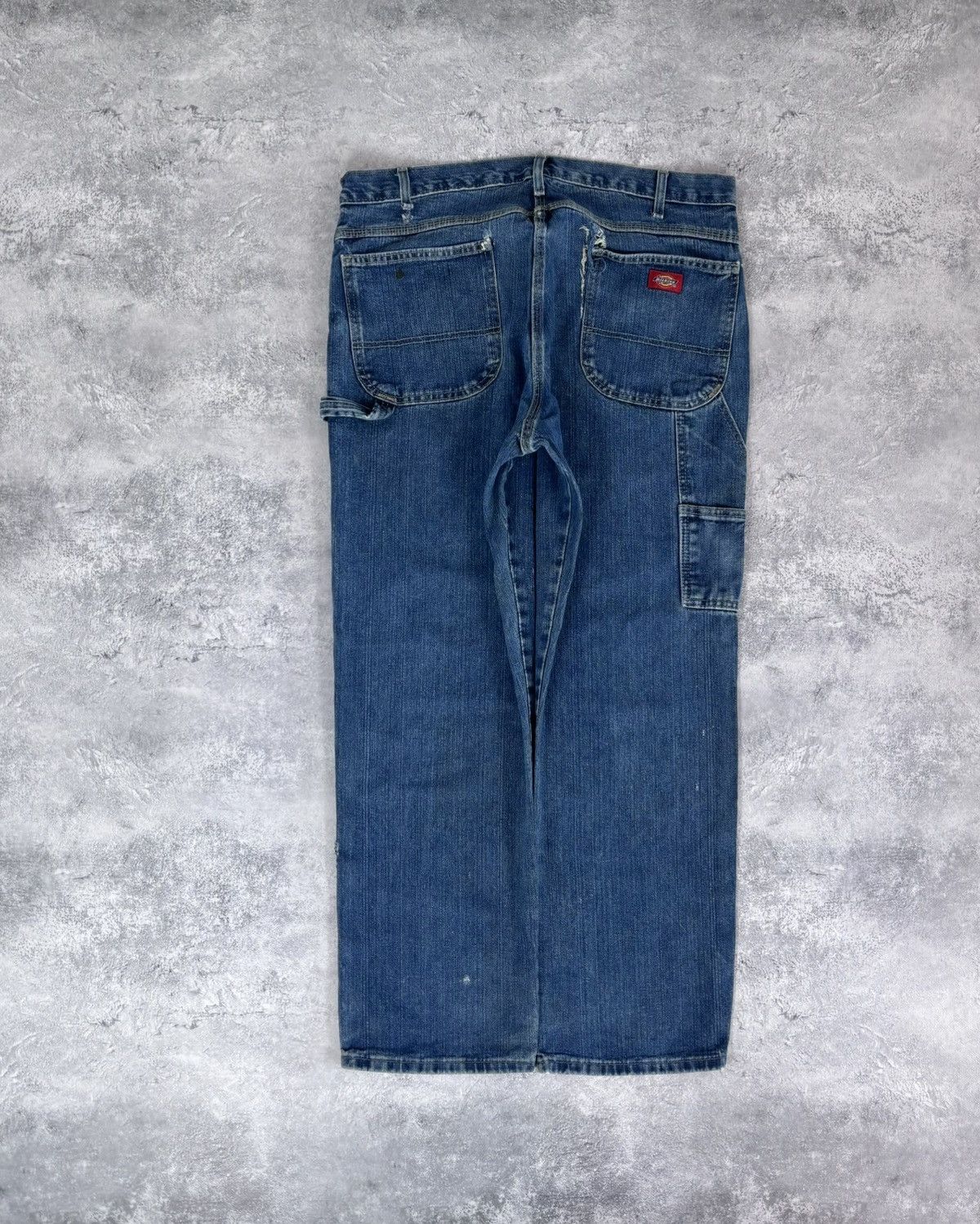 Dickies Dickies Men’s Denim Jeans Blue Distressed USA Workwear Size US 36 / EU 52 - 1 Thumbnail