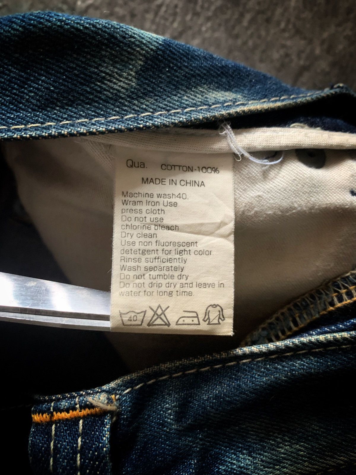 If Six Was Nine Varosh Mud Wash Studded Swarovski Flared Denim Size US 32 / EU 48 - 5 Thumbnail