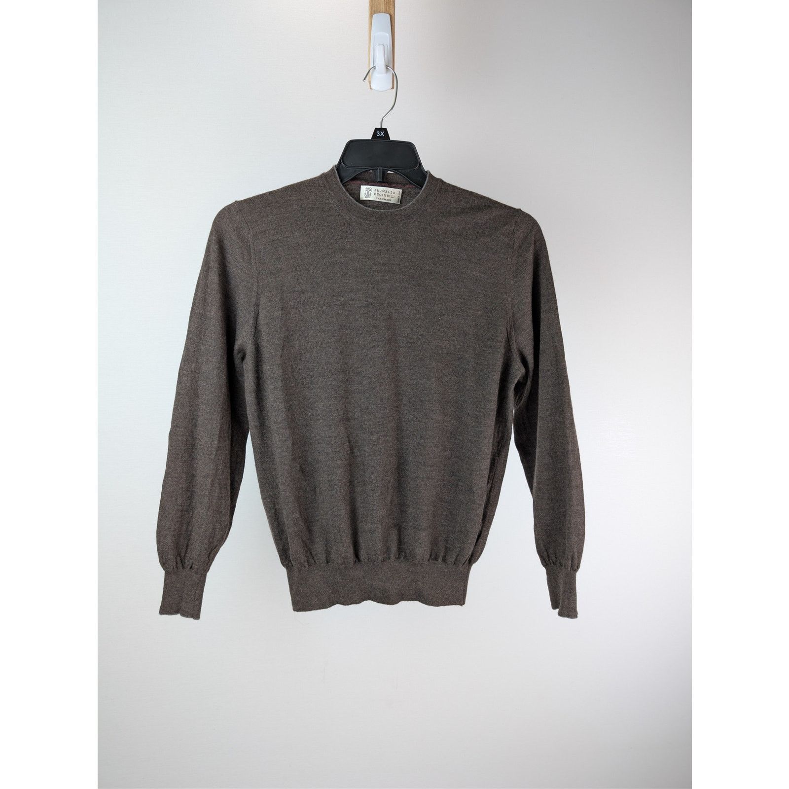 Brunello Cucinelli o1rshd1 CC20 Sweater in Dark Brown Size US M / EU 48-50 / 2 - 1 Thumbnail