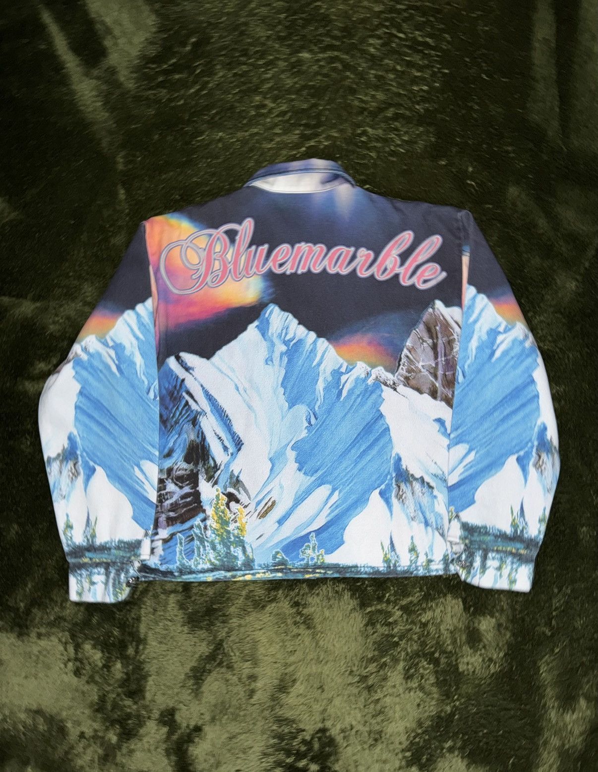 Bluemarble [M] BLUEMARBLE Mountain printed heavy Cotton Work Jacket Size US M / EU 48-50 / 2 - 7 Thumbnail