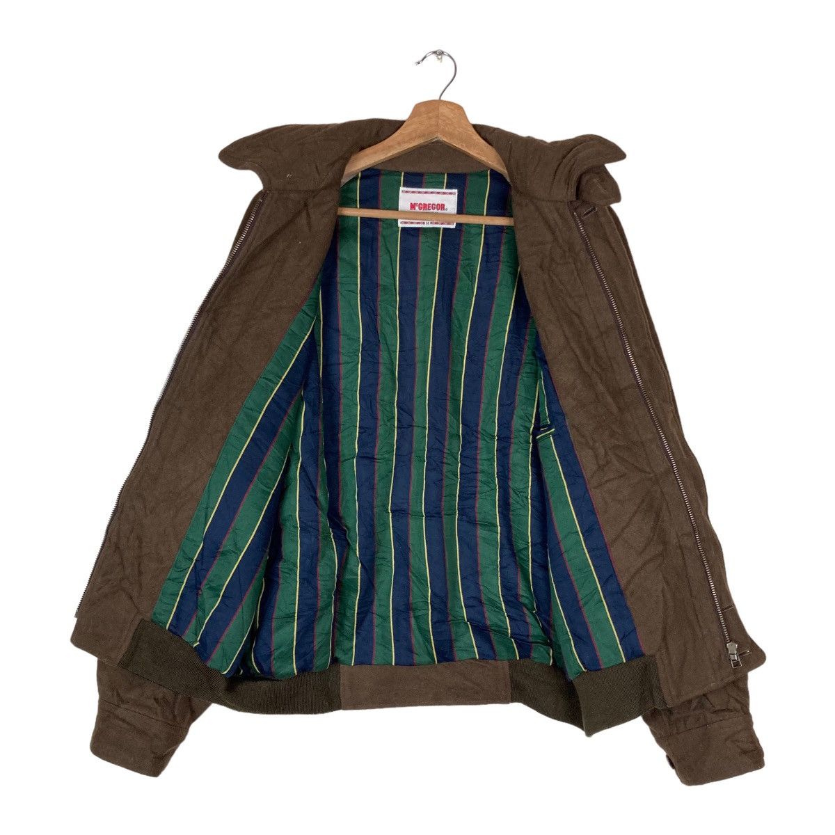 Vintage McGregor Sportswear Hidden Button Zipper Bomber