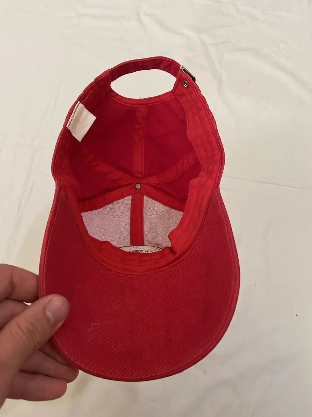 Vintage VINTAGE 90’S FC BAYERN MUNICH SOCCER FADED RED CAP HAT Y2K Size ONE SIZE - 11 Thumbnail