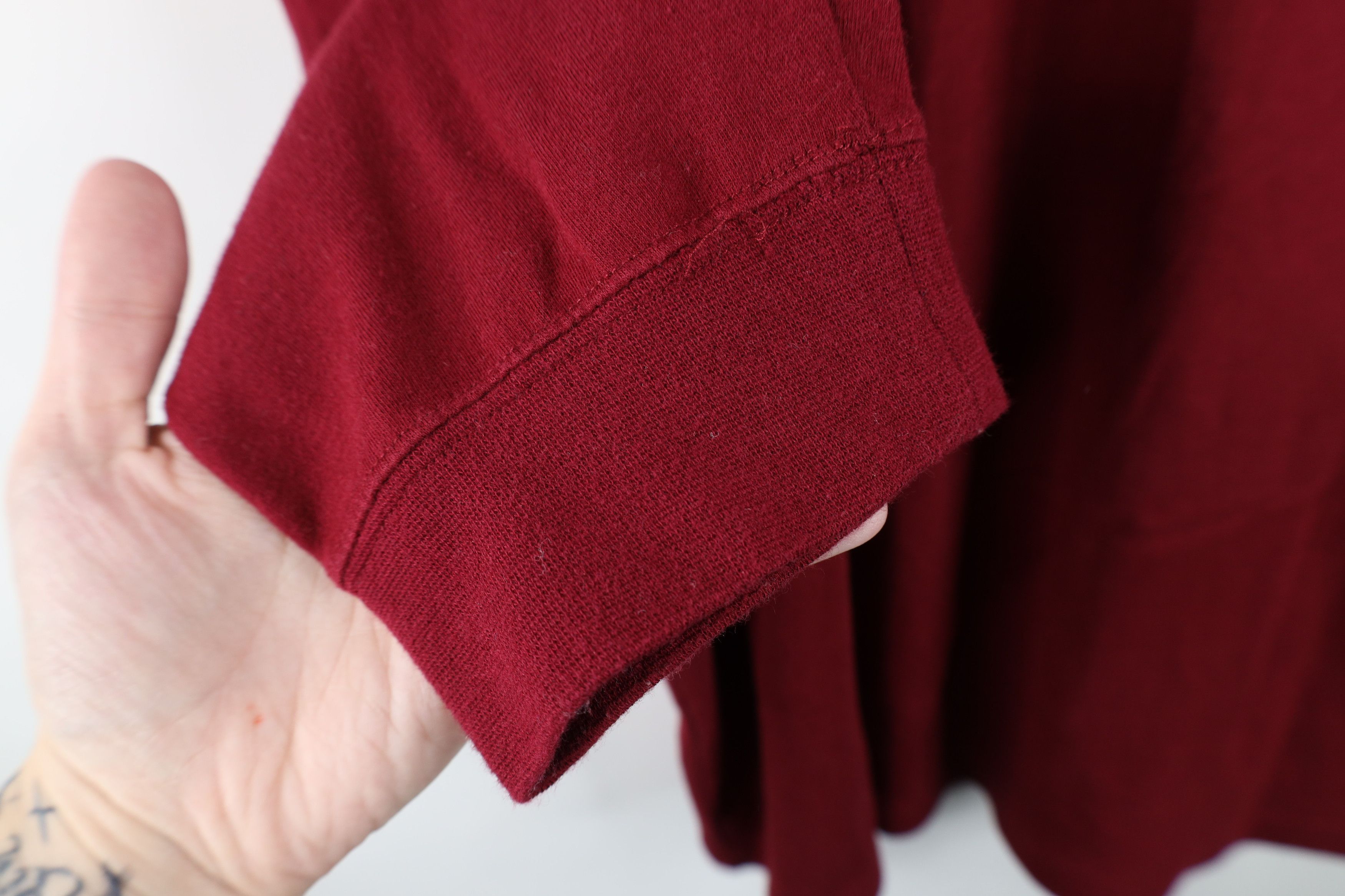 Eddie Bauer Vintage 90s Eddie Bauer Mock Neck Long Sleeve T-Shirt Red Size US XL / EU 56 / 4 - 7 Thumbnail