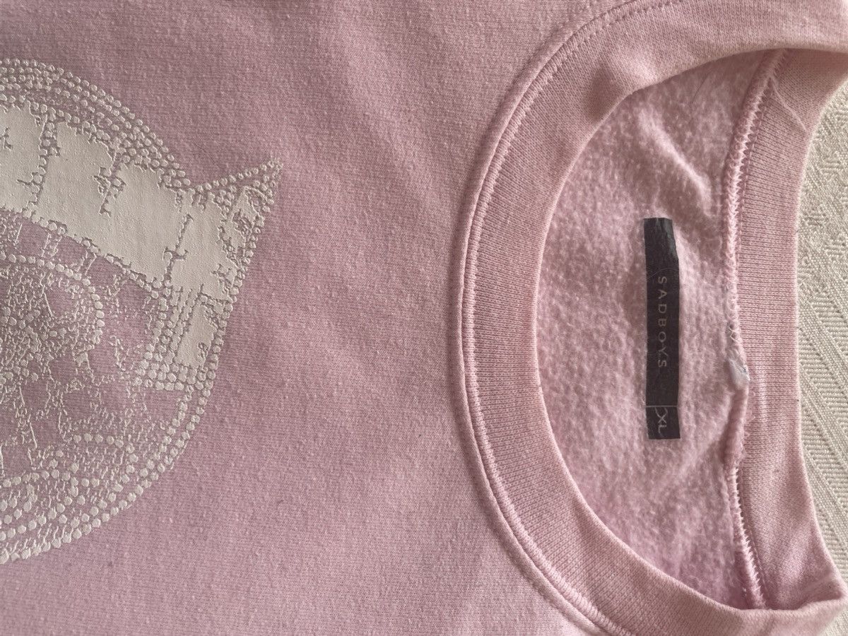 Drain Gang × Sad Boys Drain Gang Sad Boys Yung Lean Astroboy Sweatshirt Pink Size US L / EU 52-54 / 3 - 3 Thumbnail