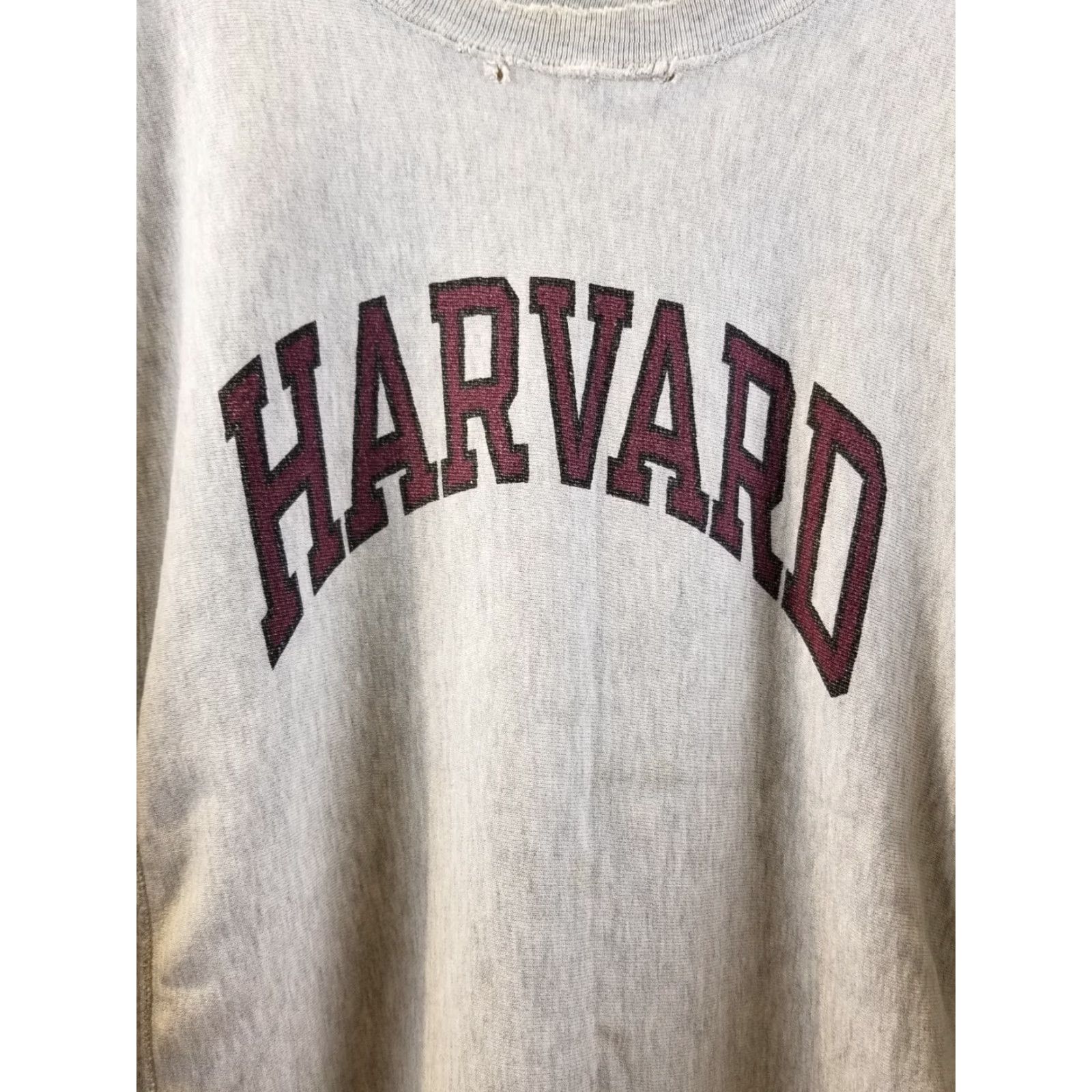 Champion VINTAGE Harvard University Champion Reverse Weave Sweatshirt XLARGE Sweatshirt Mens Gray University Western 80s Size US XL / EU 56 / 4 - 2 Thumbnail