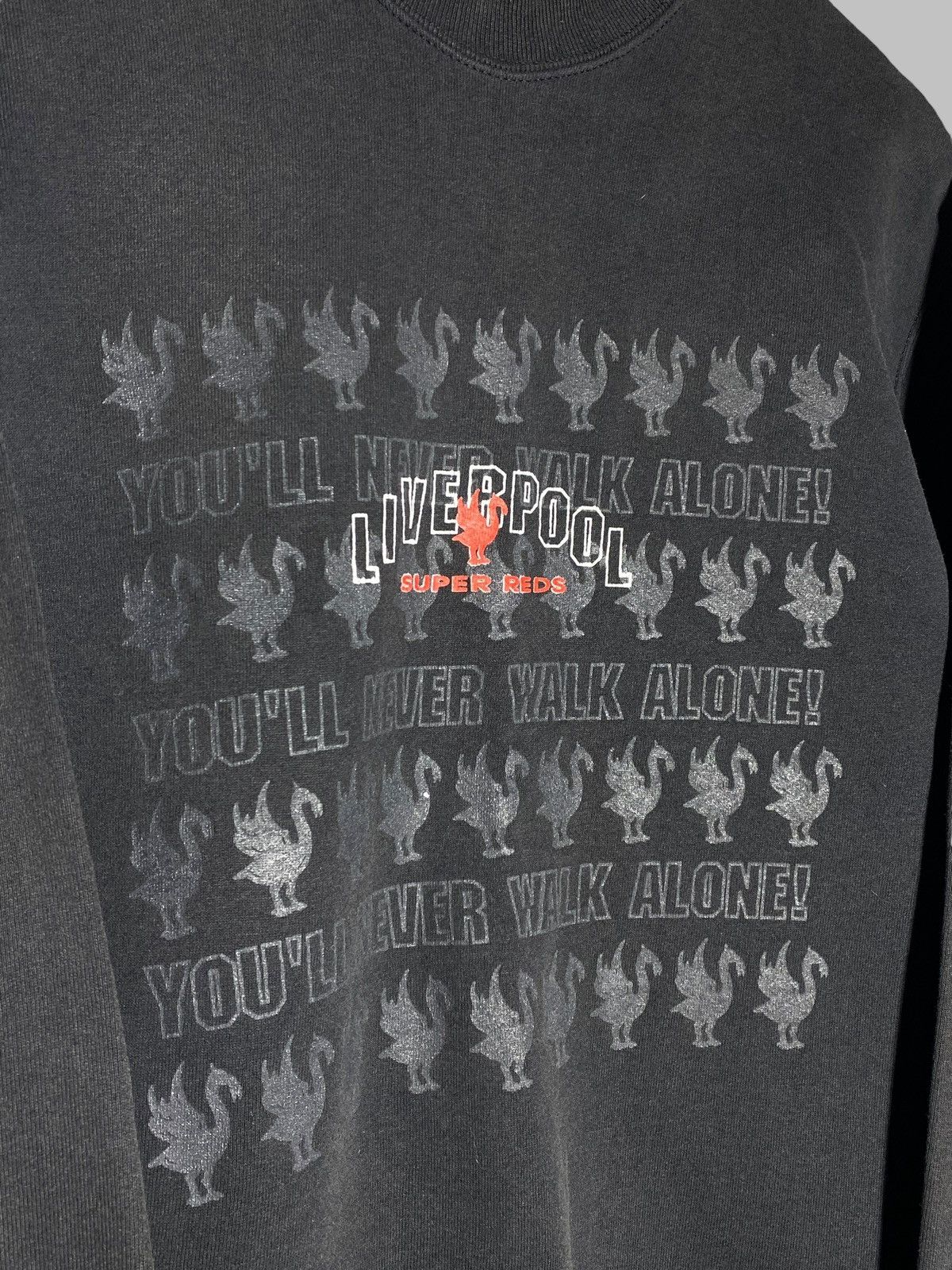 Vintage 🔥 VINTAGE 90s LIVERPOOL GRAPHIC CREWNECK SWEATSHIRT FADED 🔥 Size US M / EU 48-50 / 2 - 4 Thumbnail