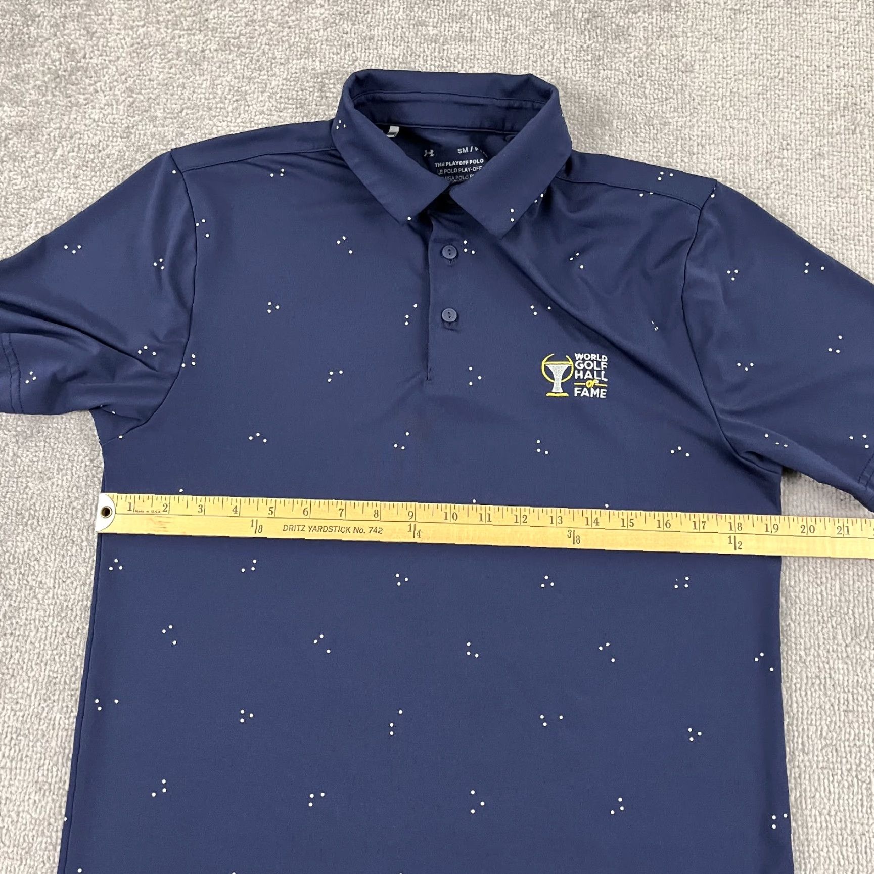 Under Armour Under Armour Playoff Polo Shirt Mens Small World Golf Hall of Fame Size US S / EU 44-46 / 1 - 5 Thumbnail