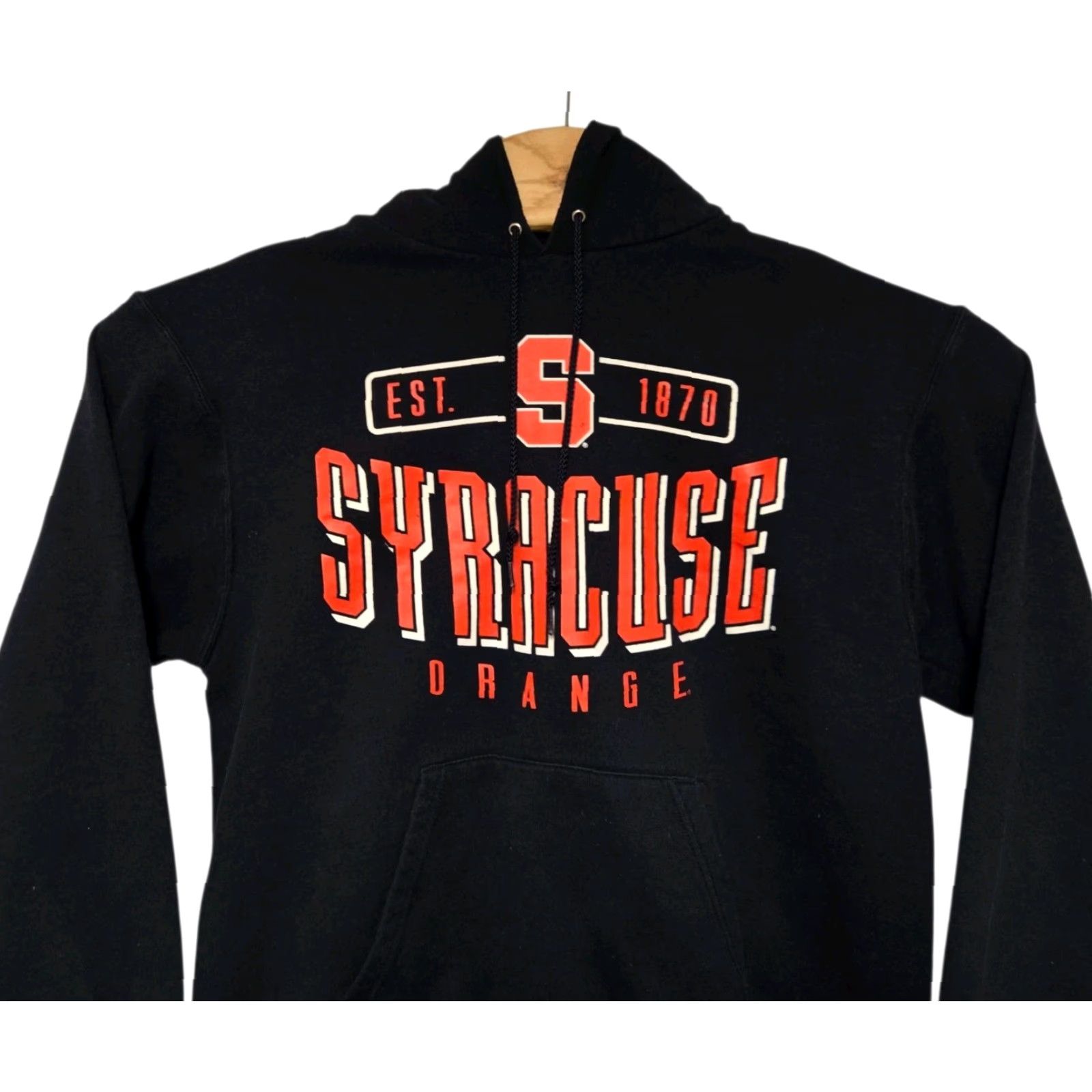 Champion Champion Hoodie Men M Navy Blue Y2K Syracuse University Logo Pullover Hooded All Seasons Basketball Gym & Training Size US M / EU 48-50 / 2 - 2 Thumbnail
