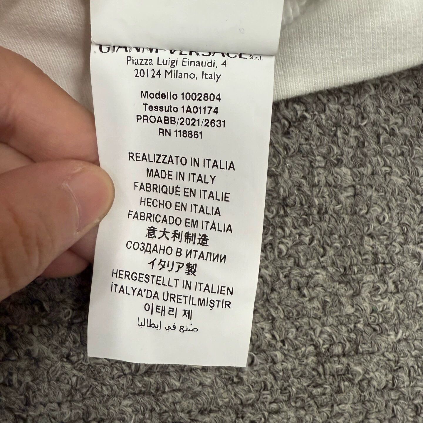 Versace Versace Main Line Hoodie 44 Mint Size US S / EU 44-46 / 1 - 4 Thumbnail