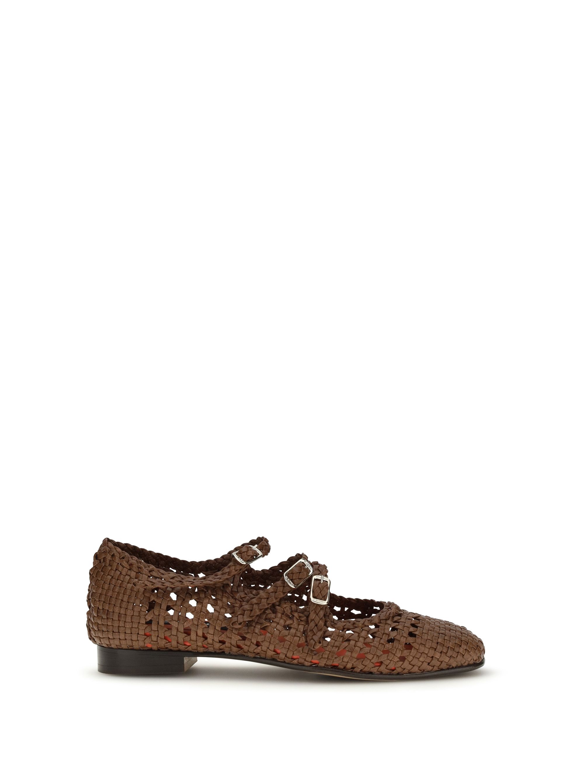 Carel Paris Woven leathe Mary Jane Ballerinas Size US 8 / IT 38 - 1 Thumbnail