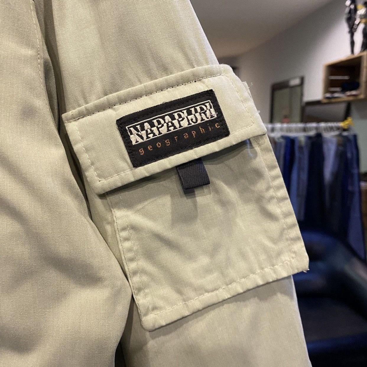 Napapijri × Vintage Vintage 2000s Napapijri Geographic Utility Field Jackets Size US XL / EU 56 / 4 - 6 Thumbnail