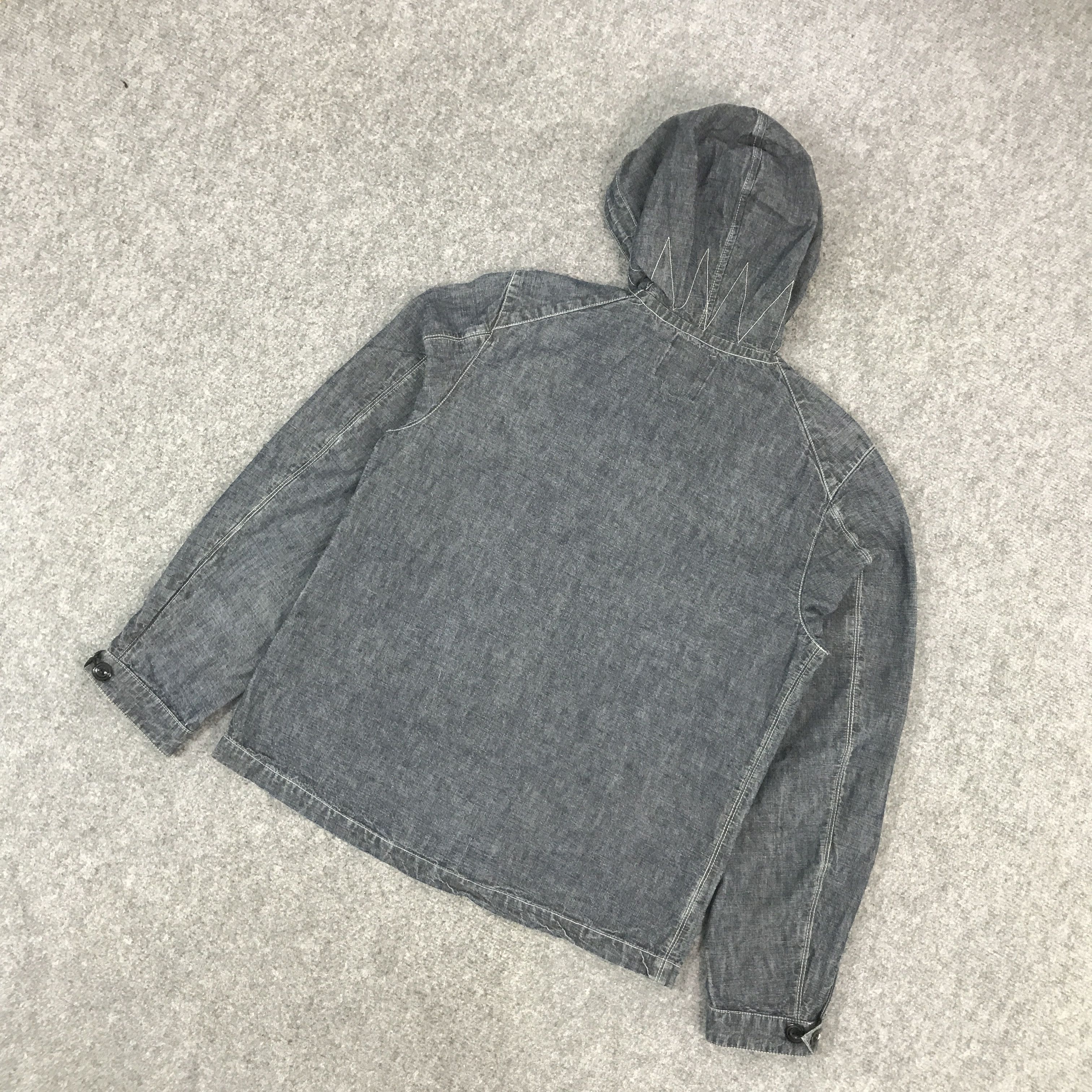 Japanese Brand × Oshkosh OSHKOSH DENIM THE GENUINE ARTICLE HOODIE JACKET Size US M / EU 48-50 / 2 - 6 Thumbnail