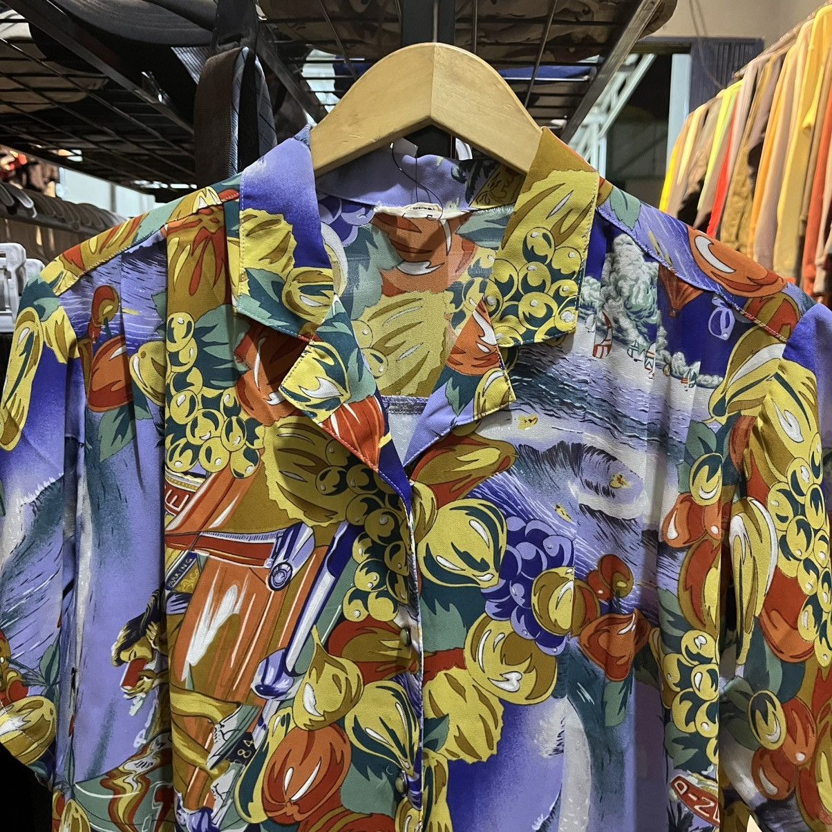 Issey Miyake × Japanese Brand Hawai leadis fashion modern art hawaii shirt Size XL / US 12-14 / IT 48-50 - 2 Thumbnail