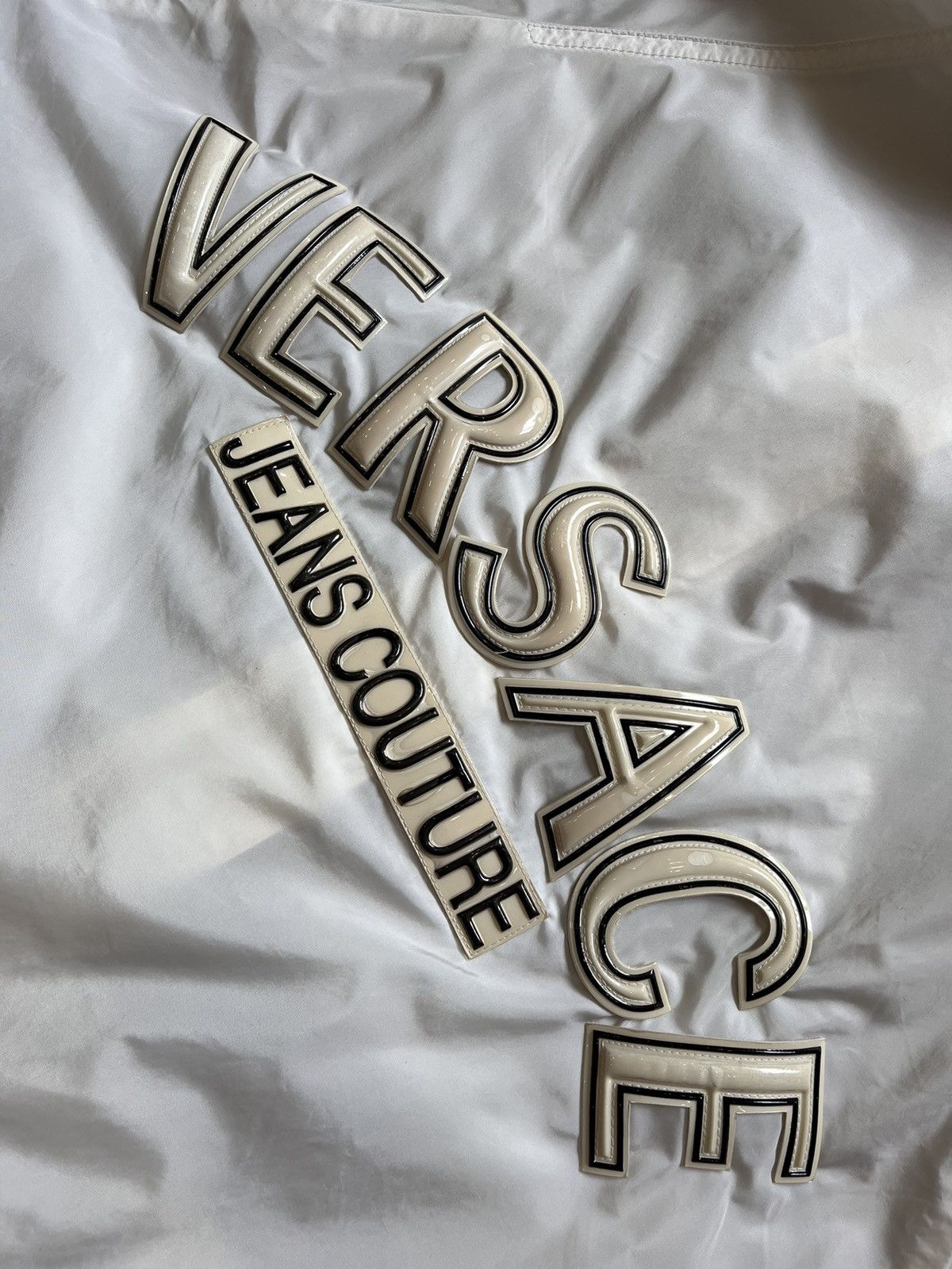 Versace Jeans Couture × Vintage Vintage Versace jeans couture windbreaker raincoat jacket Size US L / EU 52-54 / 3 - 14 Thumbnail