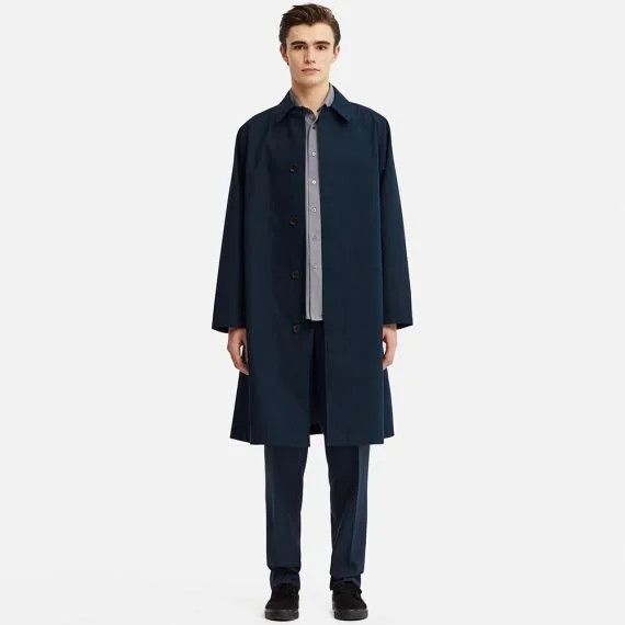 Fashion blocktech single breasted coat