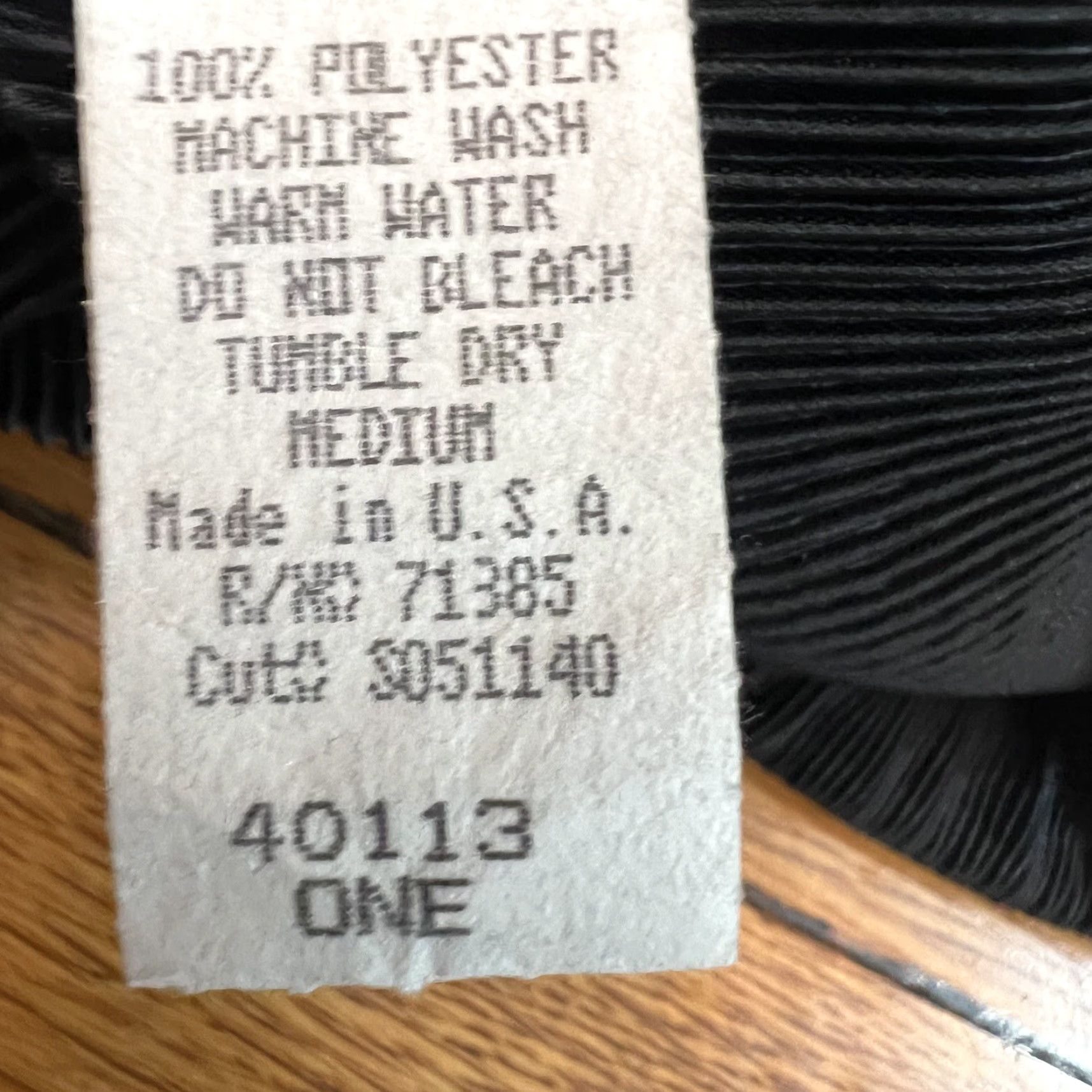 Vintage VINTAGE Pants Women's Size 1 Black Poly US Made 28X26 Wide Leg Stretch Striped Size 25" / US 0 / IT 36 - 5 Thumbnail