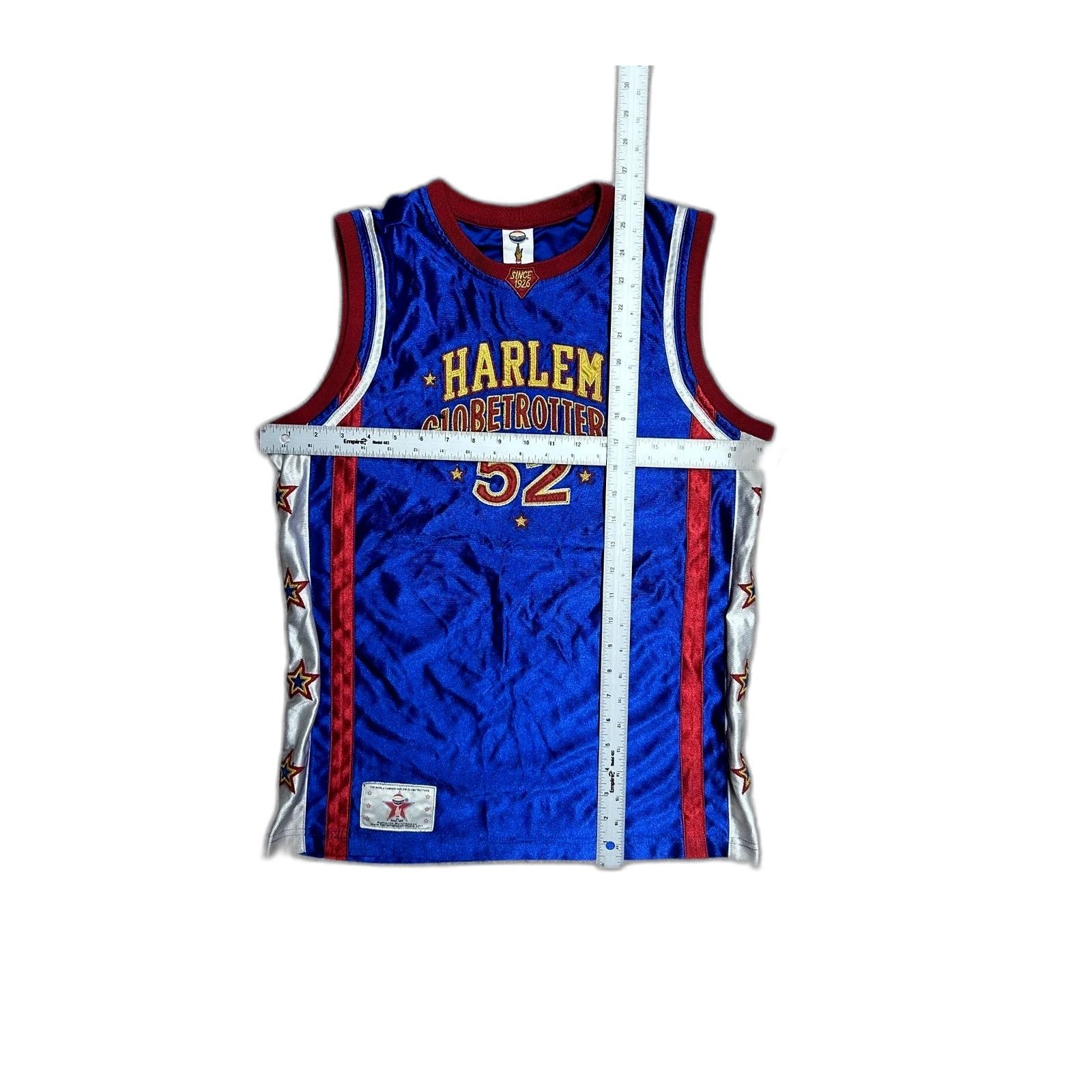 Vintage Harlem Globetrotters Basketball Jersey "Big Easy" Medium Blu Size US M / EU 48-50 / 2 - 4 Thumbnail
