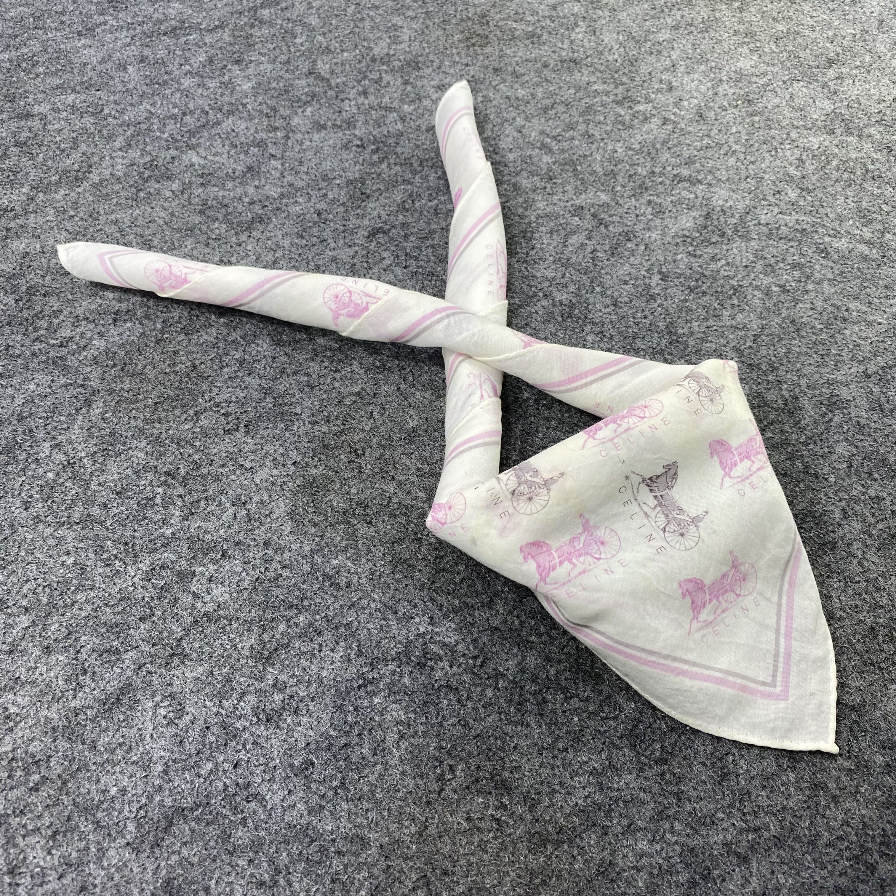 Celine CelineHandkerchief Neckerchief Bandana-B1812 Size ONE SIZE - 1 Thumbnail