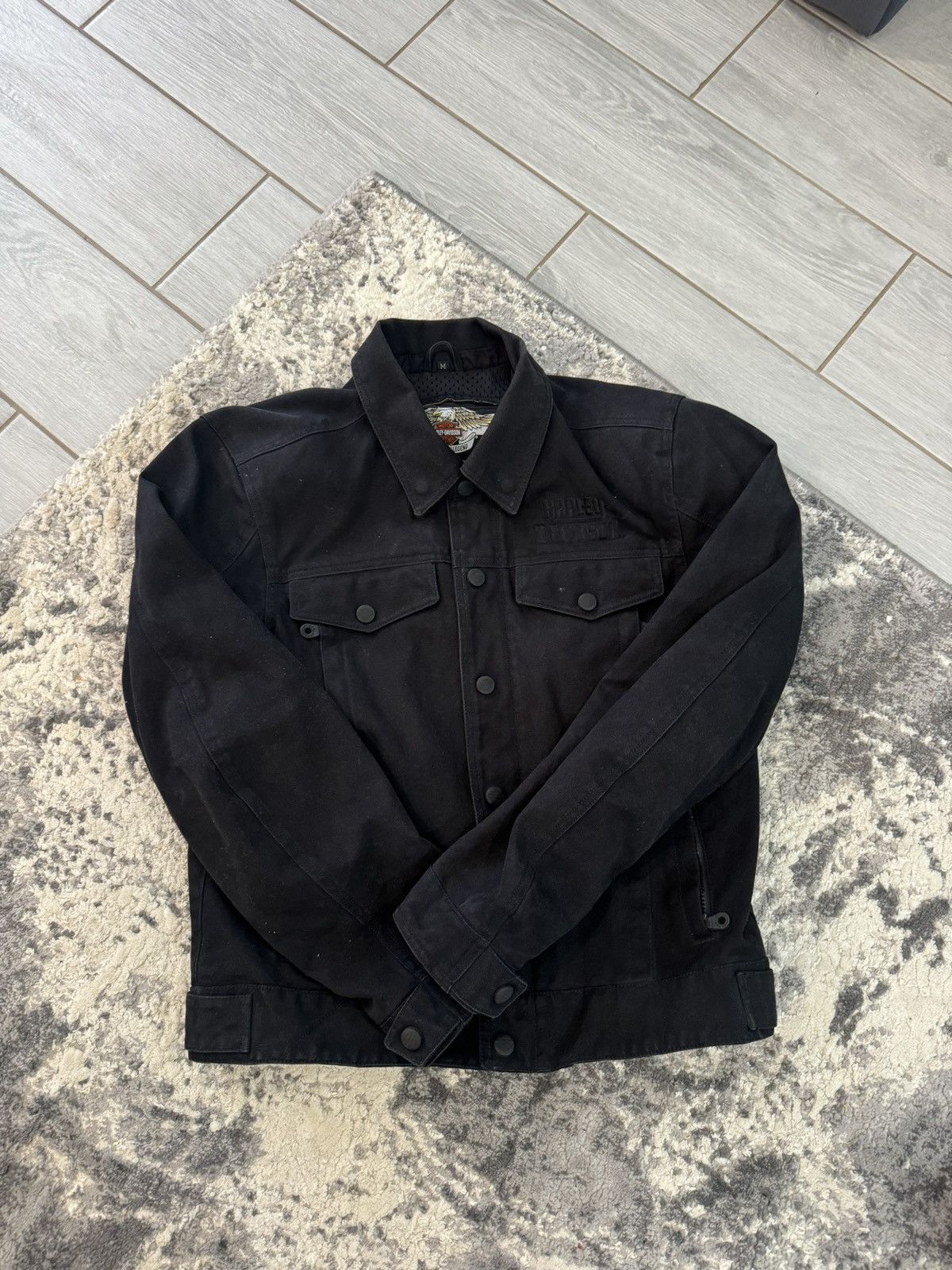 Harley Davidson Harley-Davidson Vintage Motorcycle Jacket 2009 Skull Size US M / EU 48-50 / 2 - 2 Thumbnail