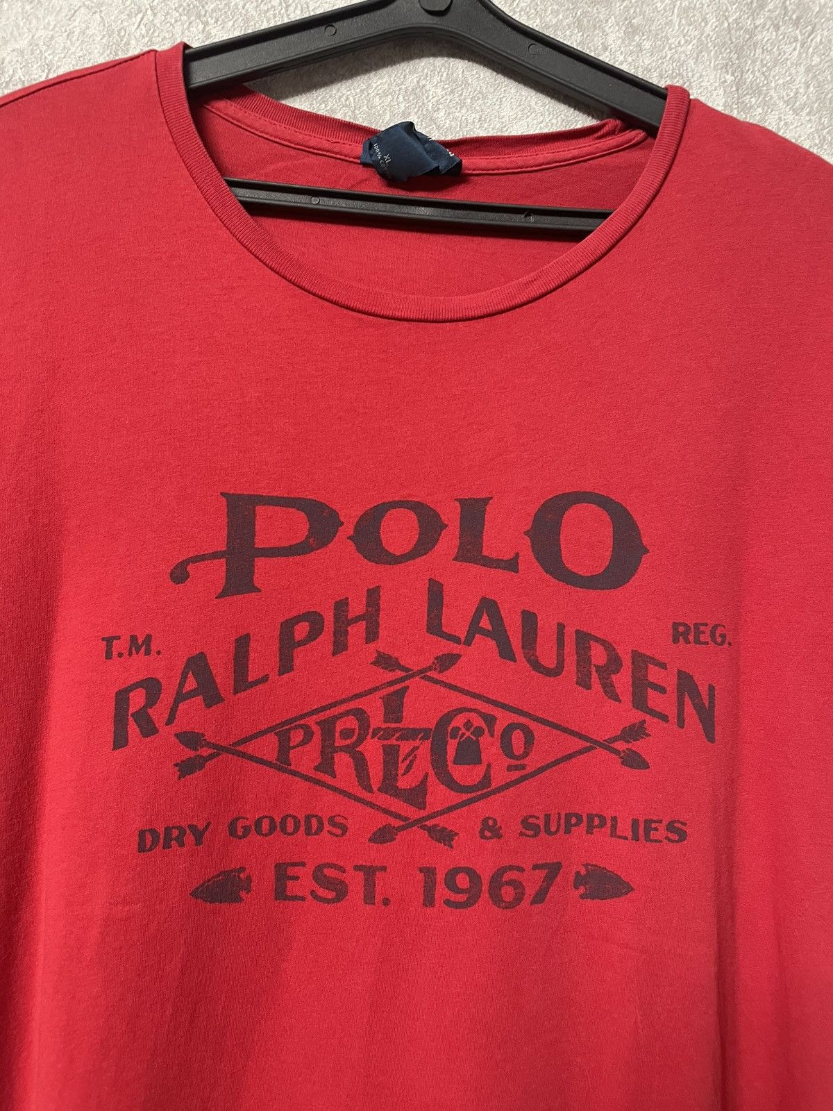 Polo Ralph Lauren Vintage Polo Ralph Lauren Big Logo T-Shirt Streetwear Y2K Size US XL / EU 56 / 4 - 4 Thumbnail