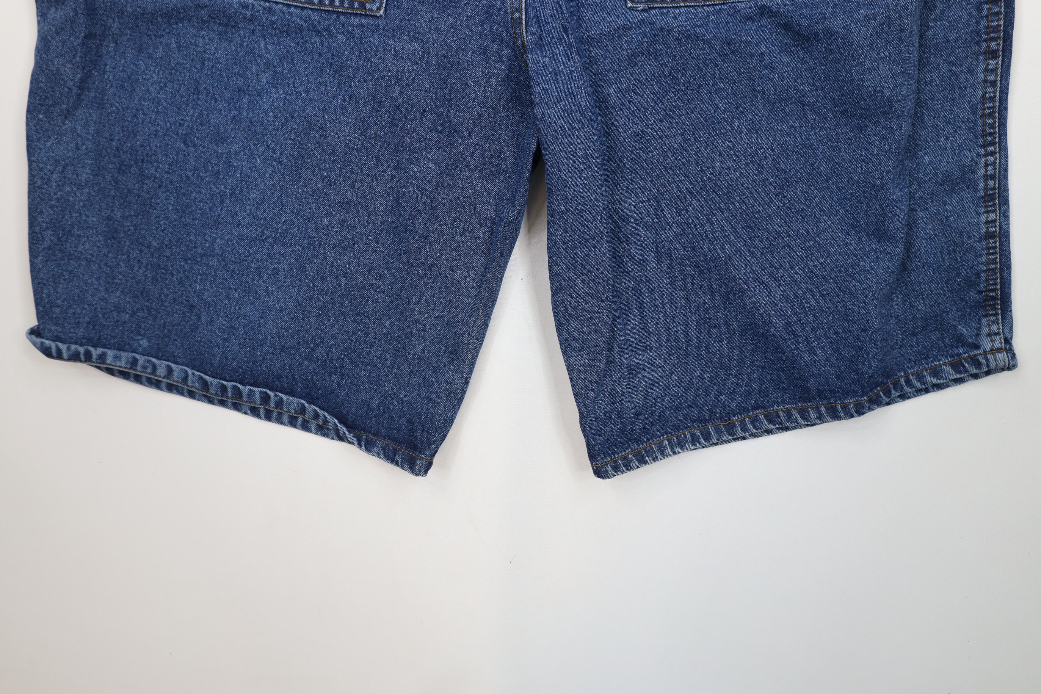 Vintage Deadstock Vintage 90s Streetwear Jean Shorts Jorts Blue Size US 44 / EU 60 - 10 Thumbnail