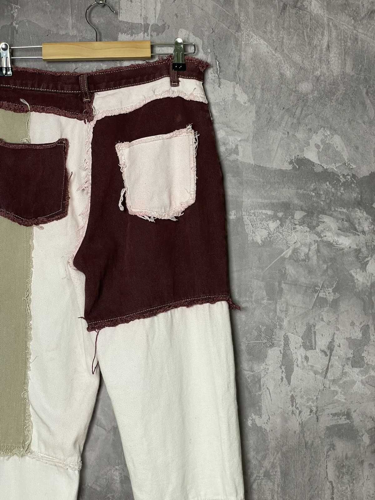 Vintage Vintage Japanese Patchwork Jeans y2k streetwear Size 28" / US 6 / IT 42 - 11 Thumbnail