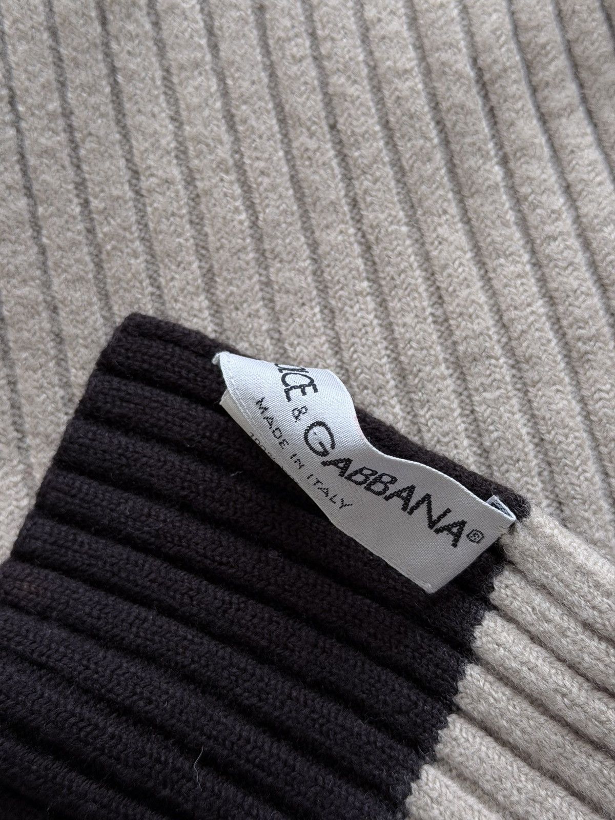 Dolce & Gabbana 2000s Dolce & Gabbana Wool Knit Scarf Size ONE SIZE - 6 Thumbnail
