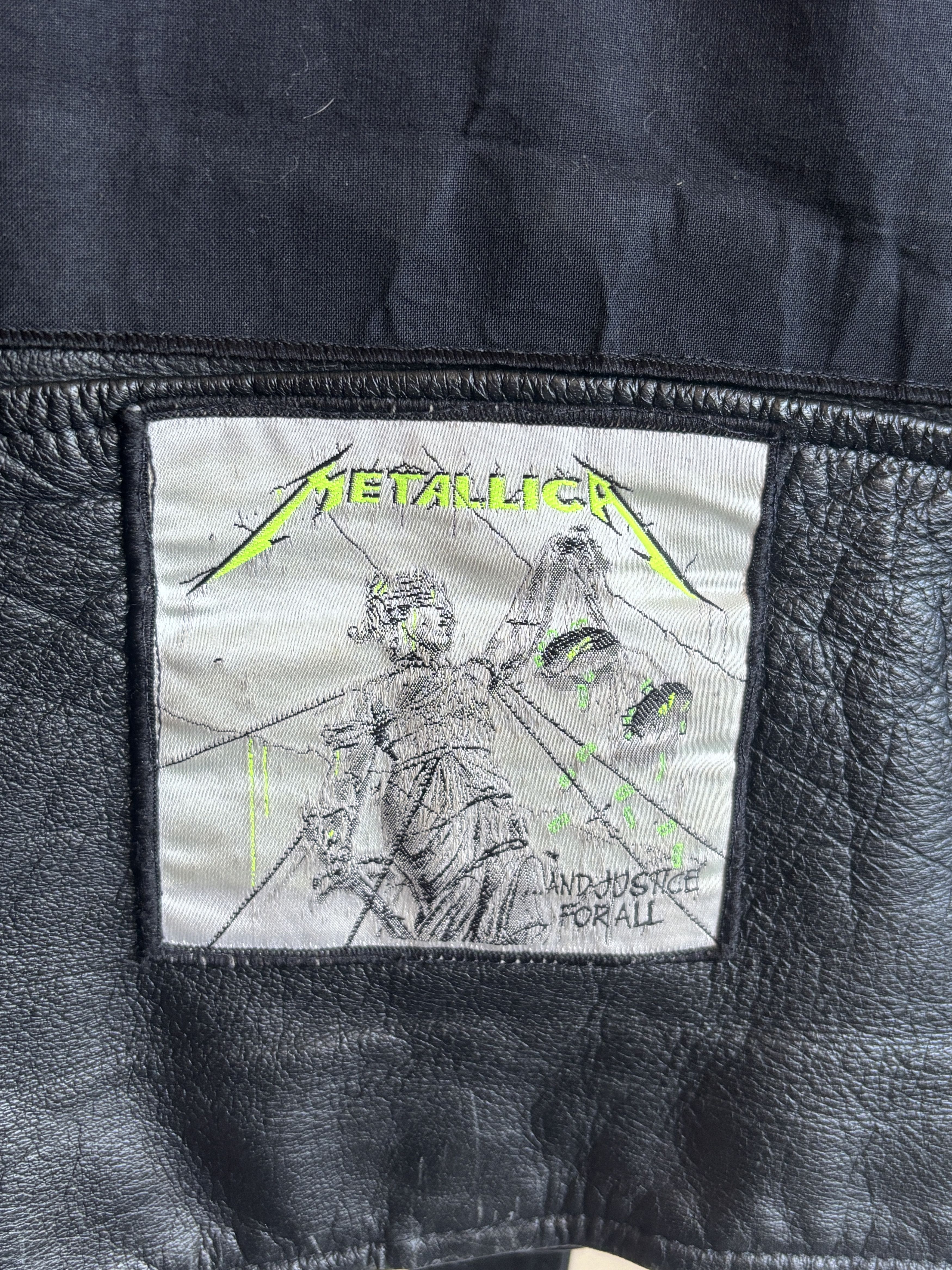 Other Vintage Echtes Leder Leather With 90's Metallica Patches Size US L / EU 52-54 / 3 - 6 Thumbnail