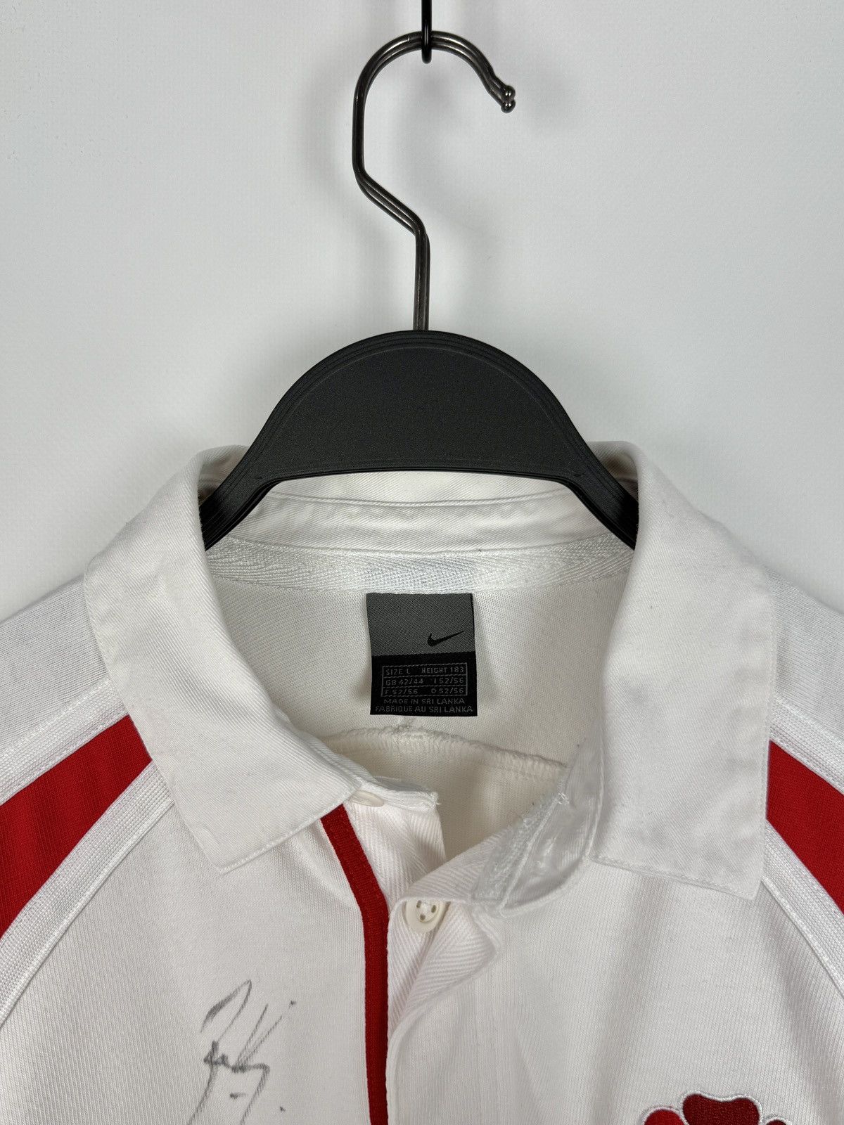 Nike 2003/04 Nike England Rugby Ben Kay Player Signed Jearsey Size US L / EU 52-54 / 3 - 3 Thumbnail