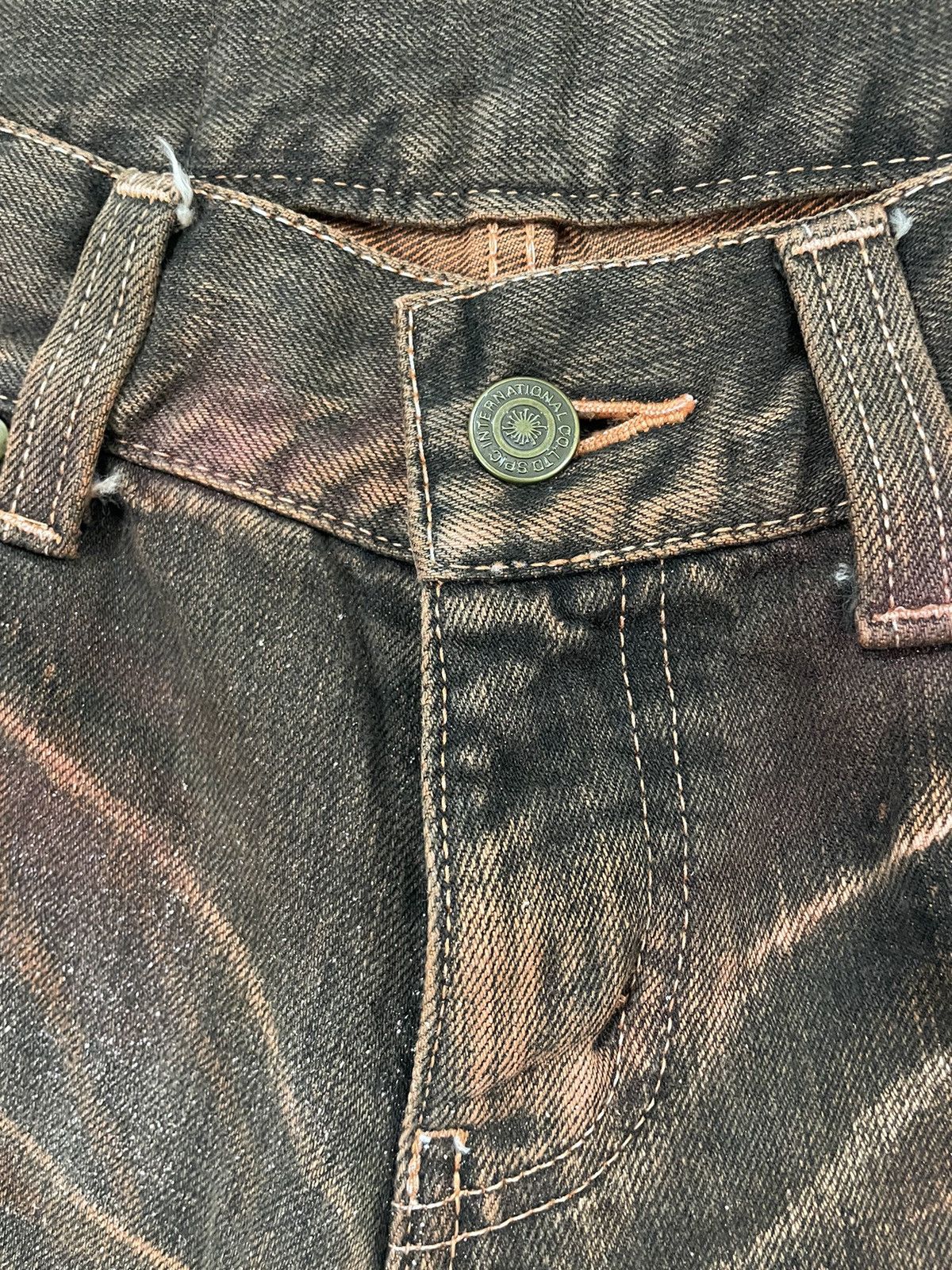 Tornado Mart Y2K Mudmax Clawmark Cherry Red Hellhound Flare jean Size US 30 / EU 46 - 6 Thumbnail