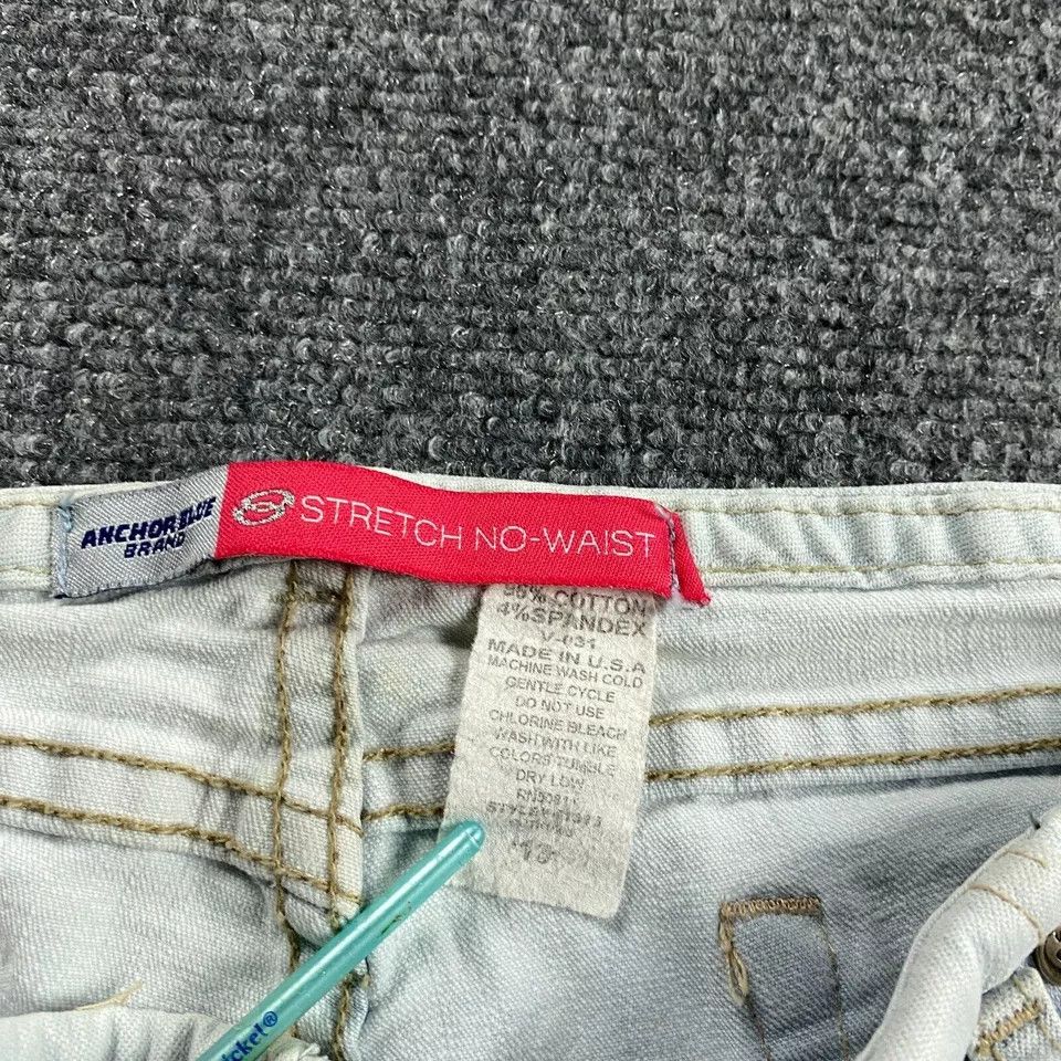Anchor Blue × Vintage Vintage Anchor Jeans Women's Size 13 Flared Light Wash Y2K Size 30" / US 8 / IT 44 - 12 Thumbnail