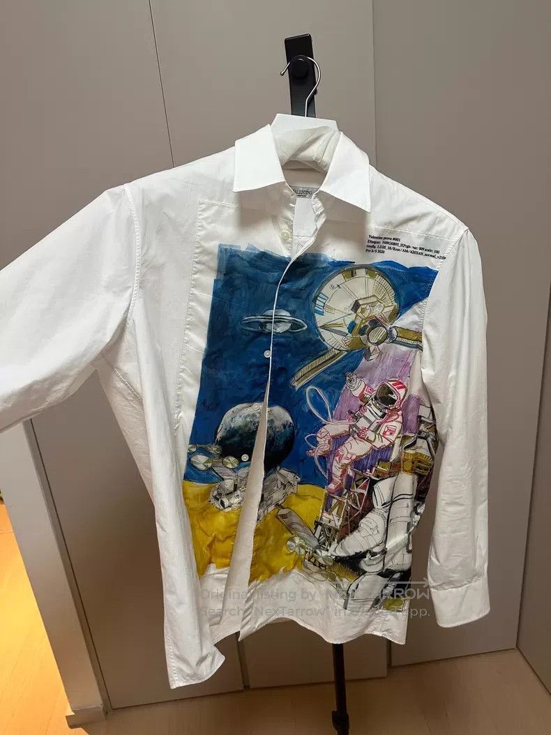 Valentino Valentino Astronaut print long-sleeved shirt Size US L / EU 52-54 / 3 - 2 Thumbnail