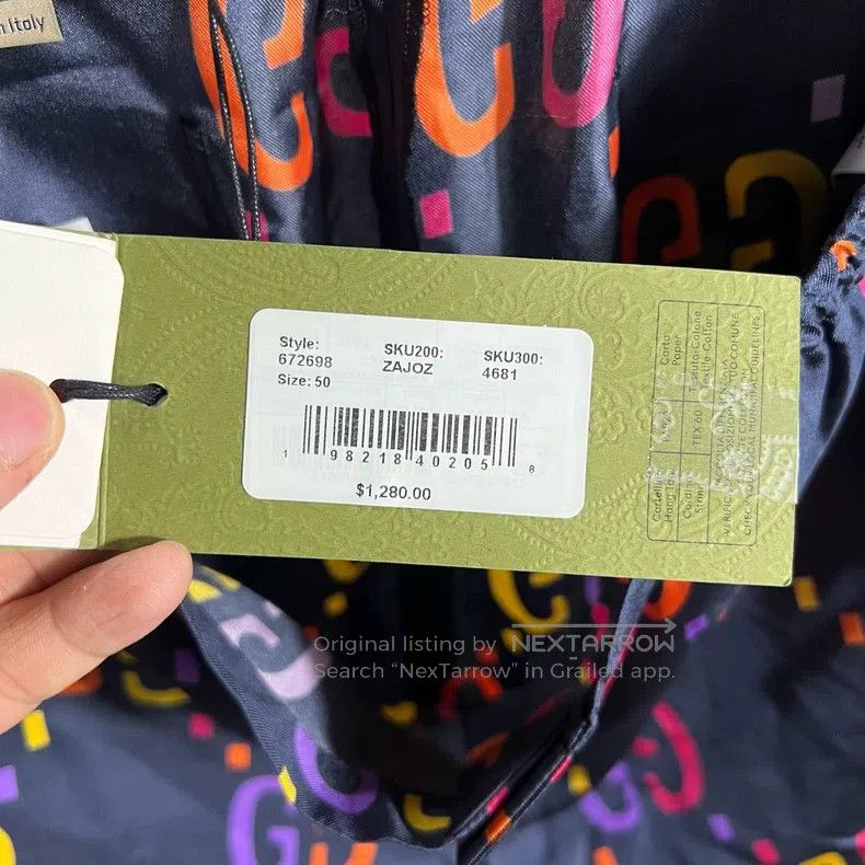 Gucci Gucci Colourful full-print shorts Size US 34 / EU 50 - 5 Thumbnail