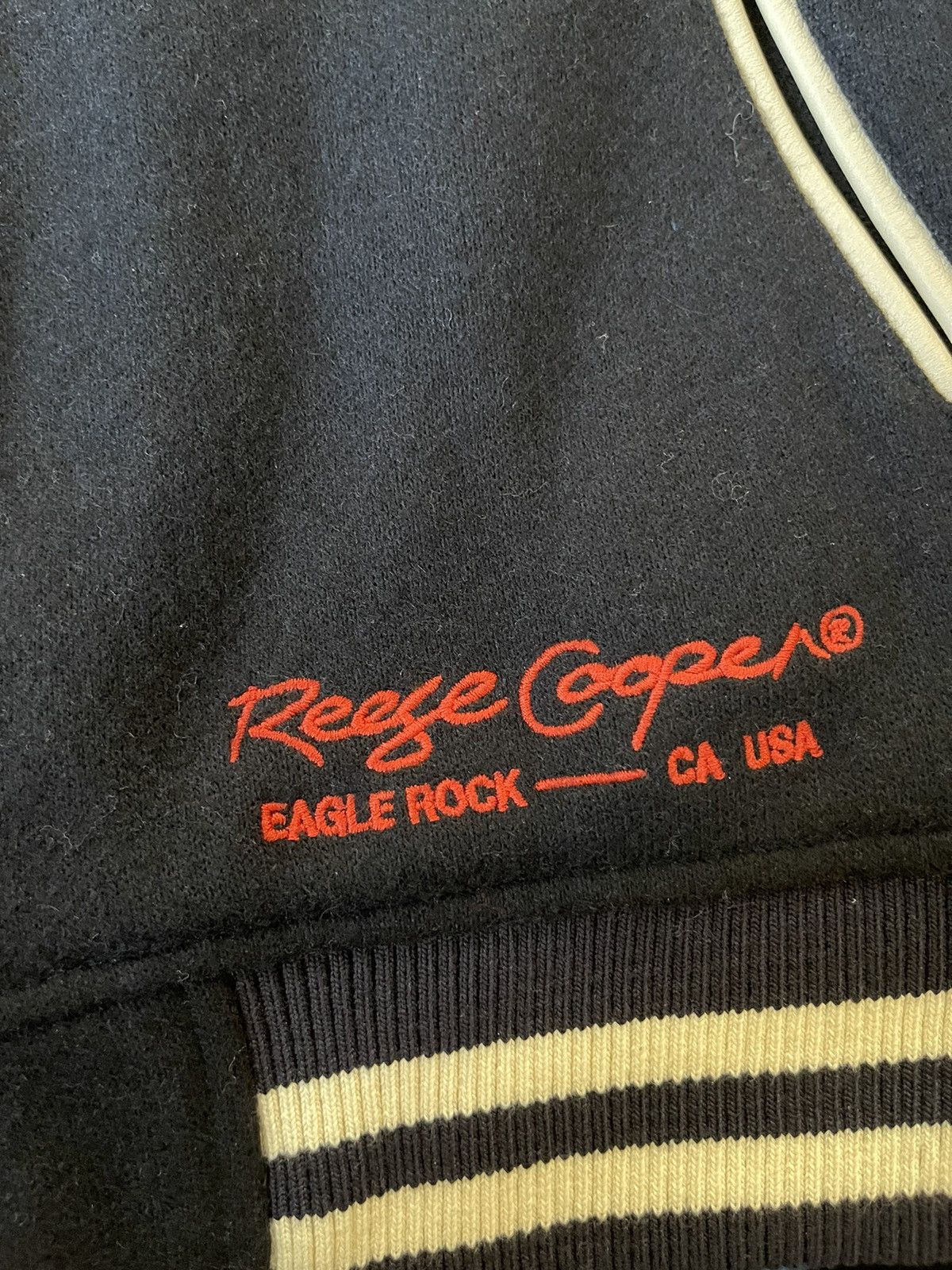 Reese Cooper (L) REESE COOPER TWO STEPS FORWARD WOOL VARSITY JACKET Size US L / EU 52-54 / 3 - 2 Thumbnail