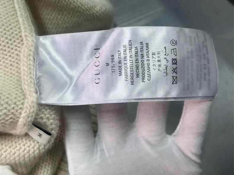 Gucci Gucci Little Bee White Knitwear Size US M / EU 48-50 / 2 - 4 Thumbnail
