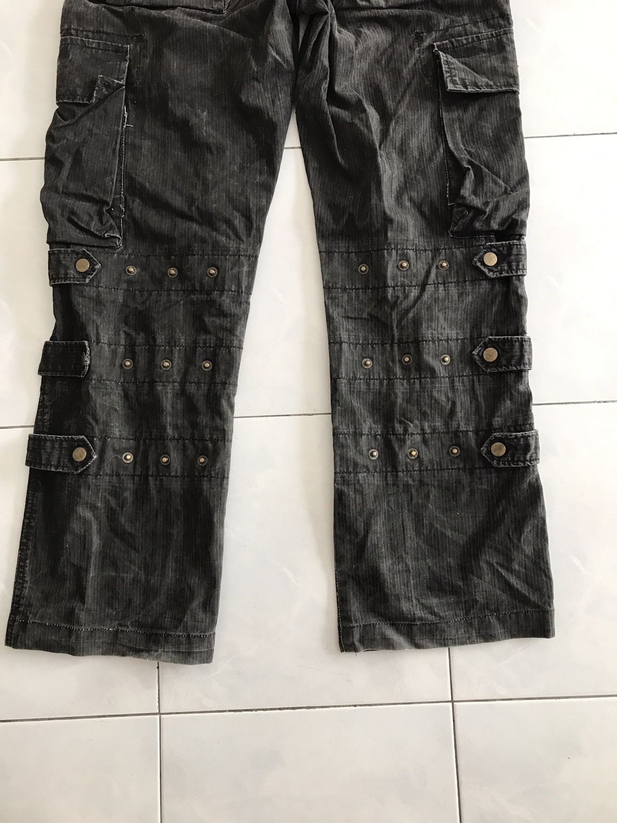 Japanese Brand Rain six pocket punk bondage design pants Size US 31 - 4 Thumbnail